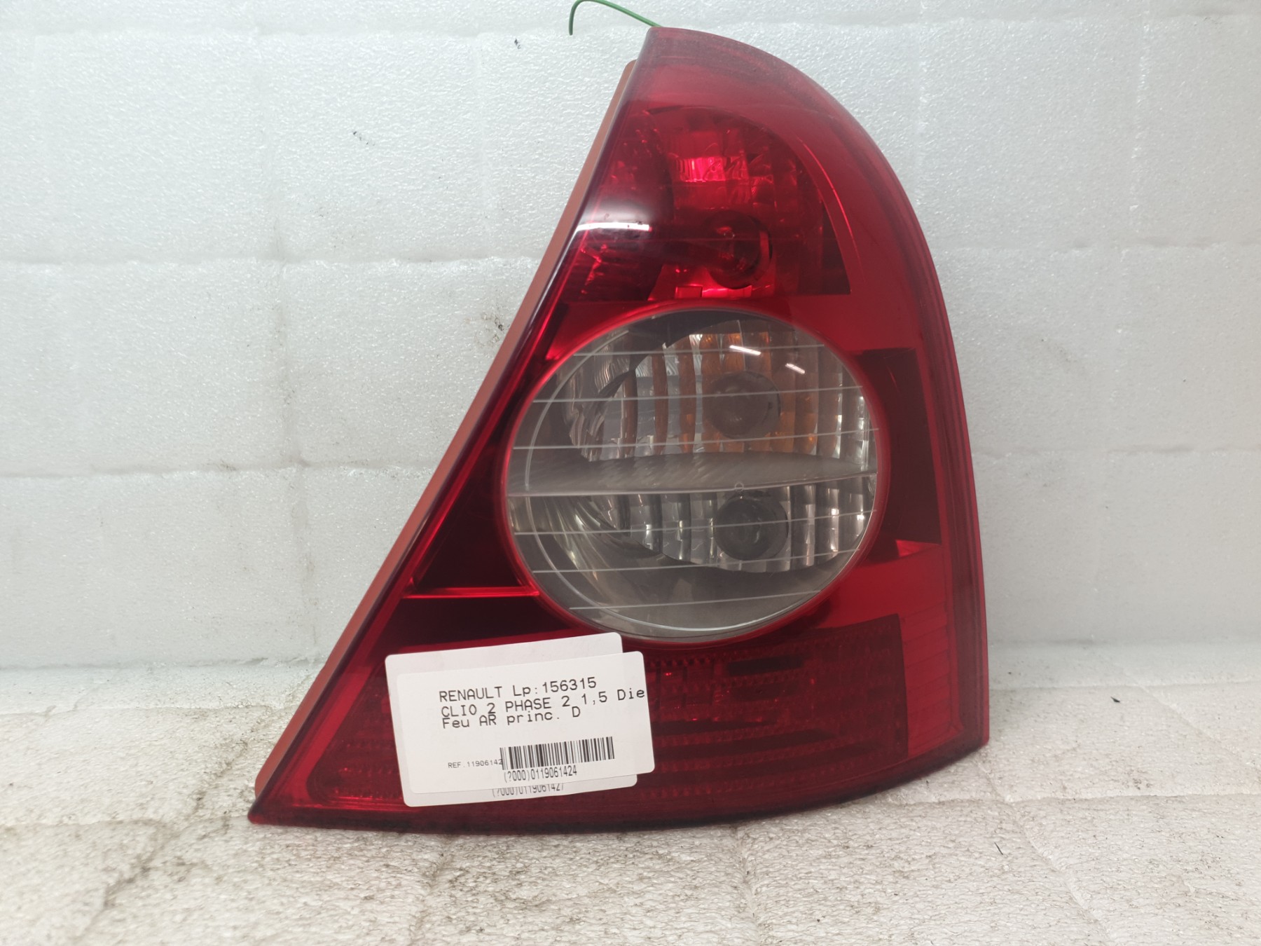 Feu arriere principal droit (feux) renault clio 2 phase 2