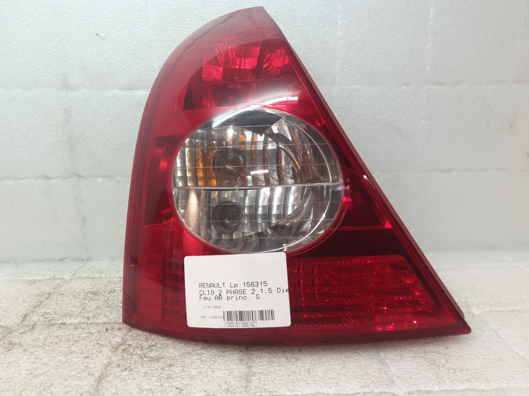 Feu arriere principal gauche (feux) renault clio 2 phase 2