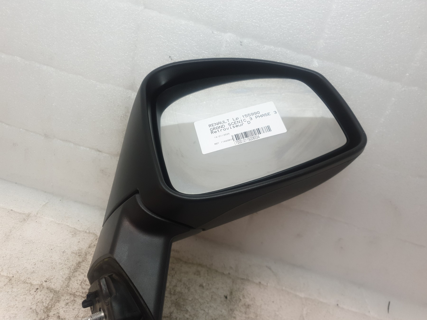 Retroviseur droit renault grand scenic 3 phase 3