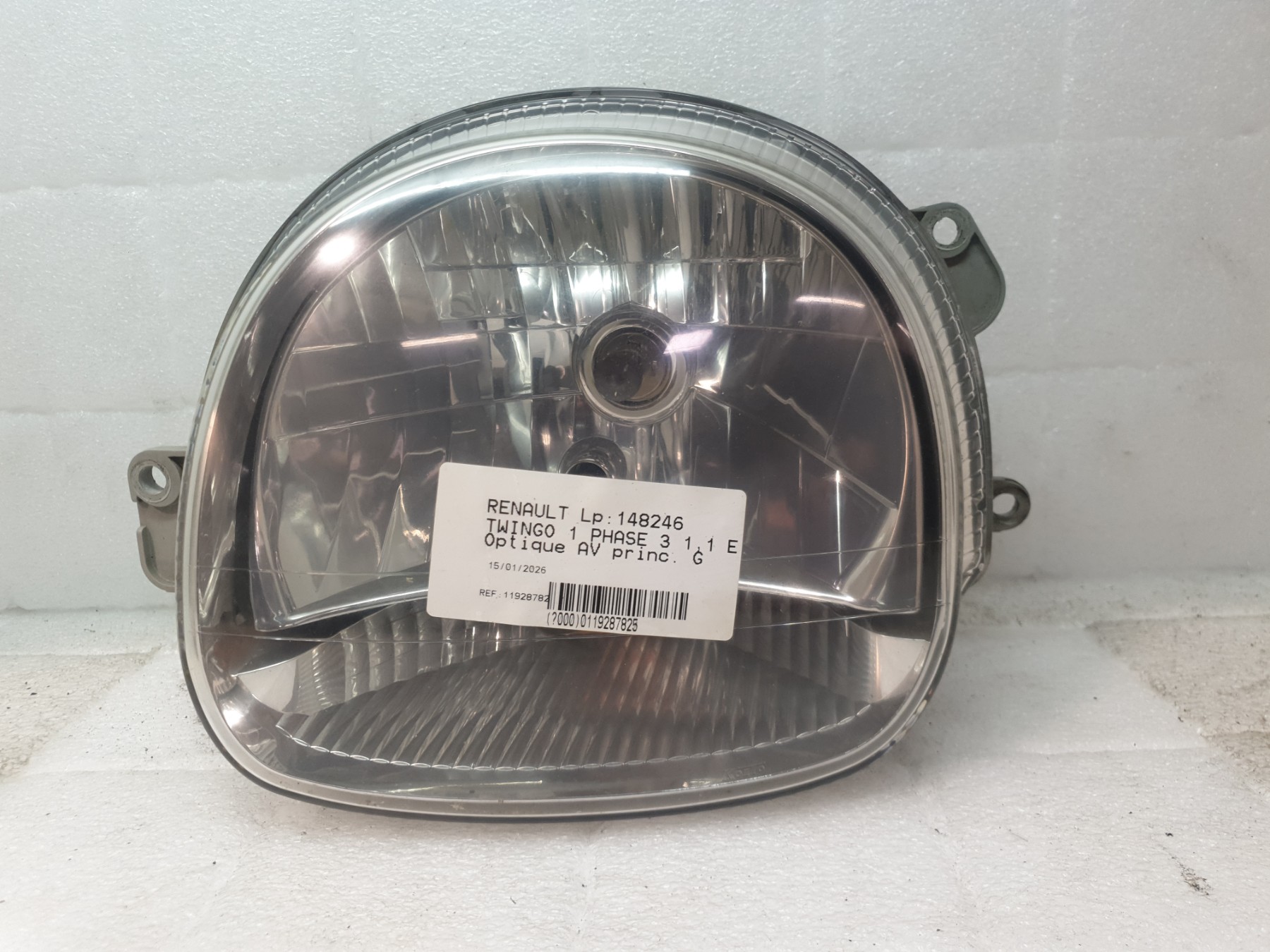 Optique avant principal gauche (feux)(phare) renault twingo 1 phase 3