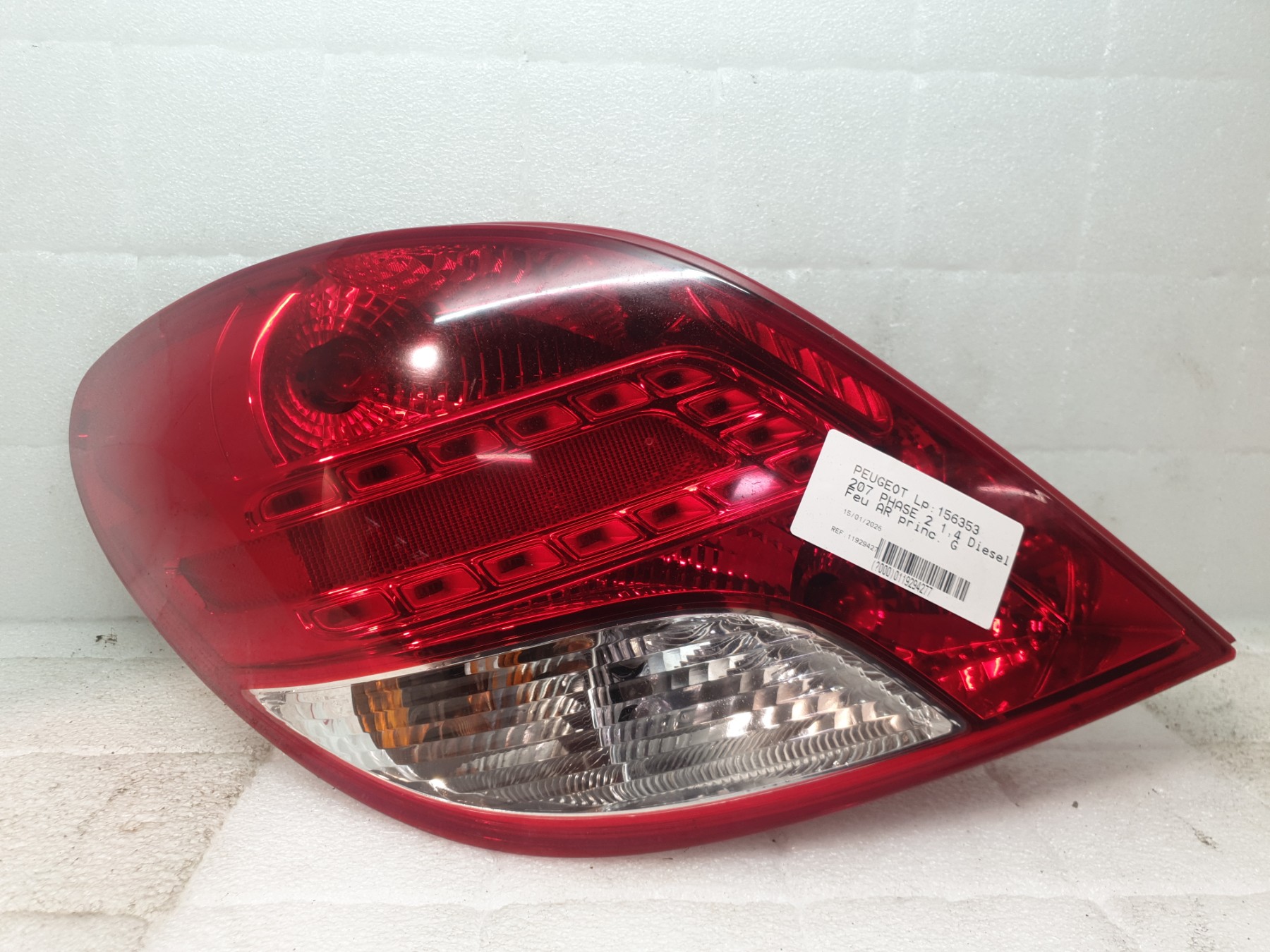 Feu arriere principal gauche (feux) peugeot 207 phase 2