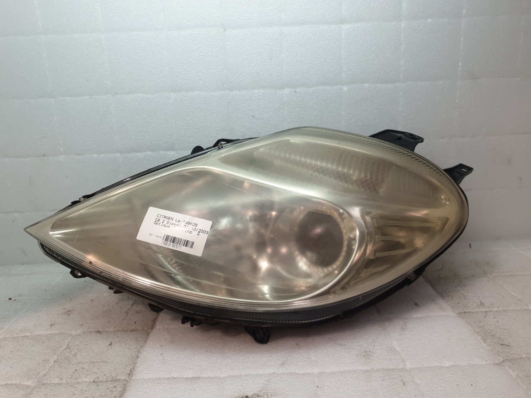 Optique avant principal gauche (feux)(phare) citroen c8