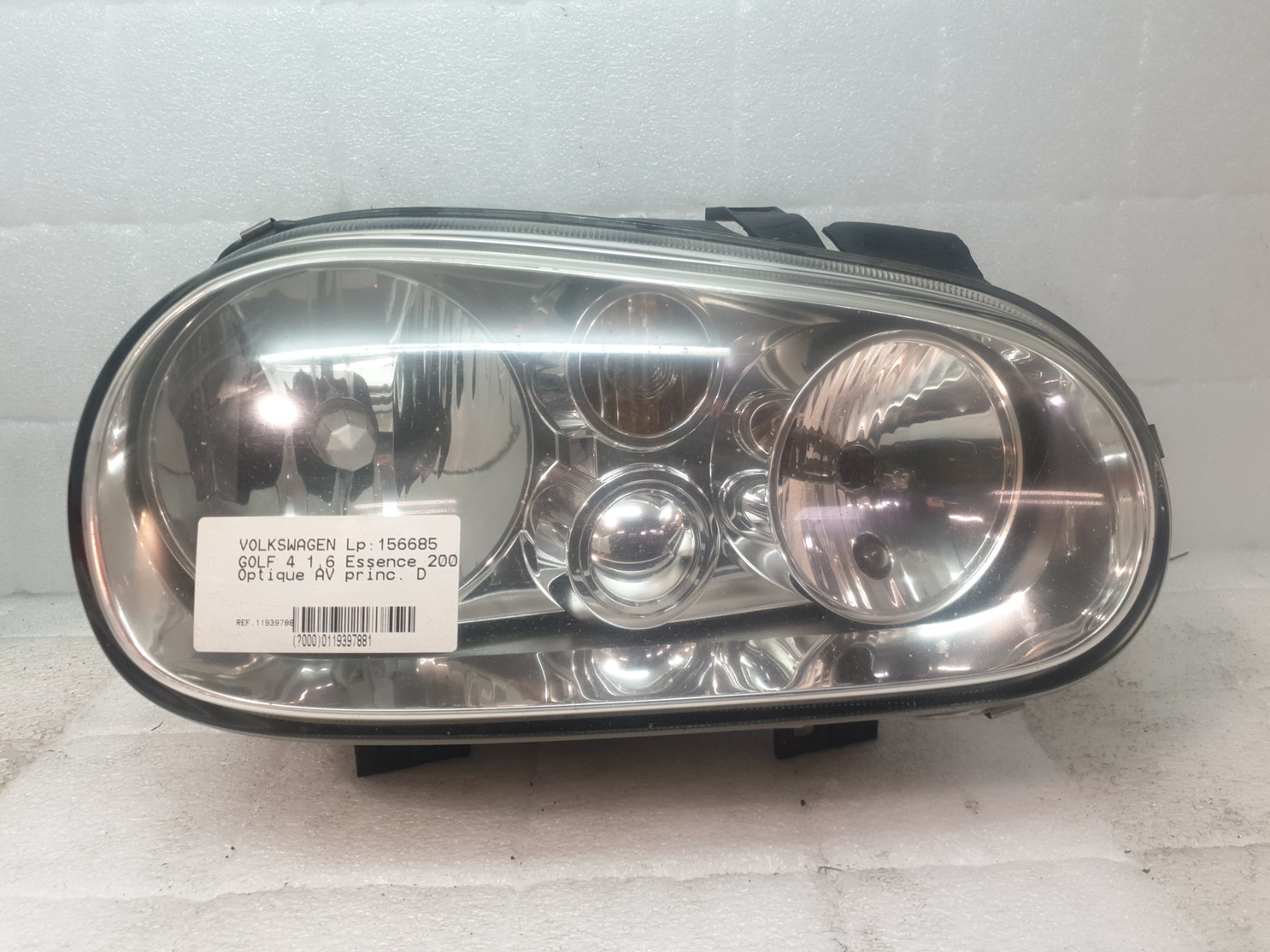Optique avant principal droit (feux)(phare) volkswagen golf 4