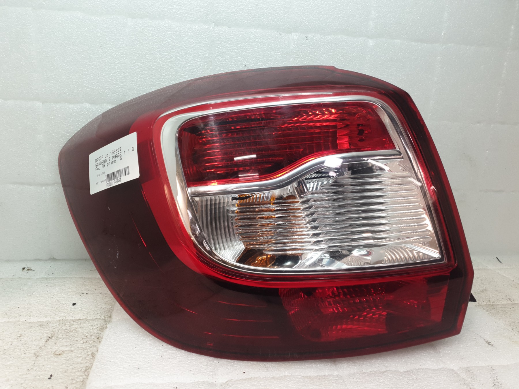 Feu arriere principal gauche (feux) dacia sandero 2 phase 1