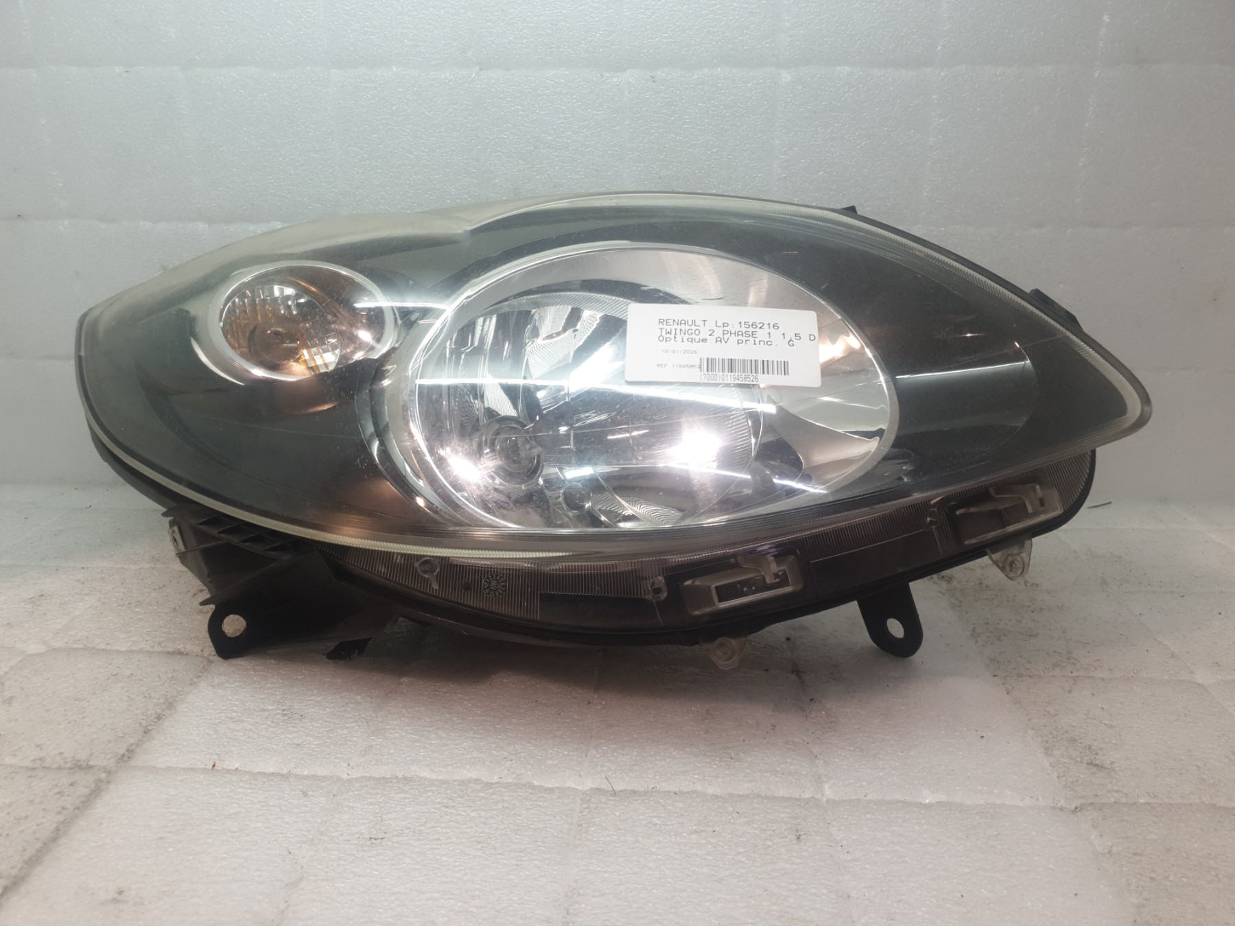 Optique avant principal gauche (feux)(phare) renault twingo 2 phase 1