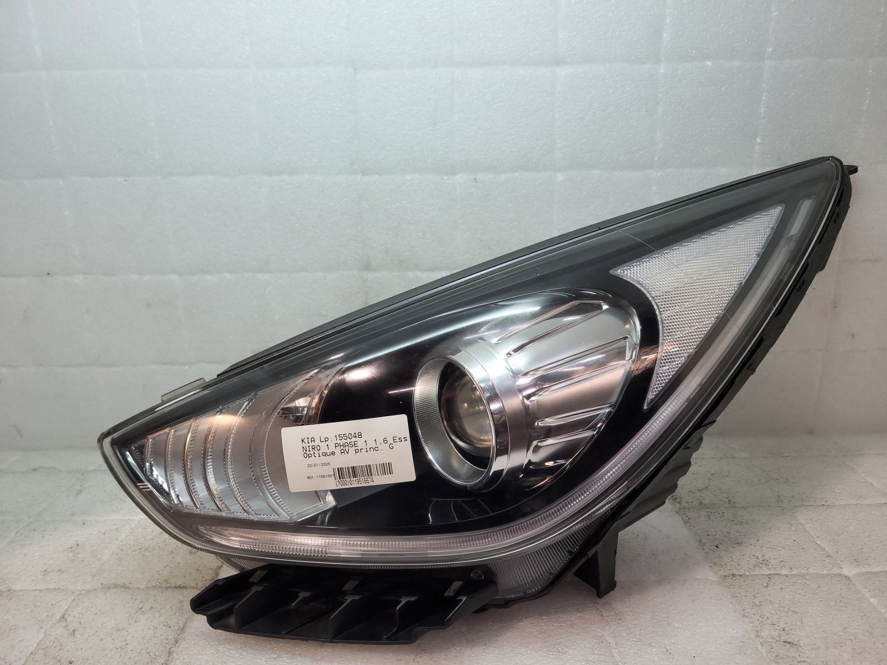 Optique avant principal gauche (feux)(phare) kia niro 1 phase 1