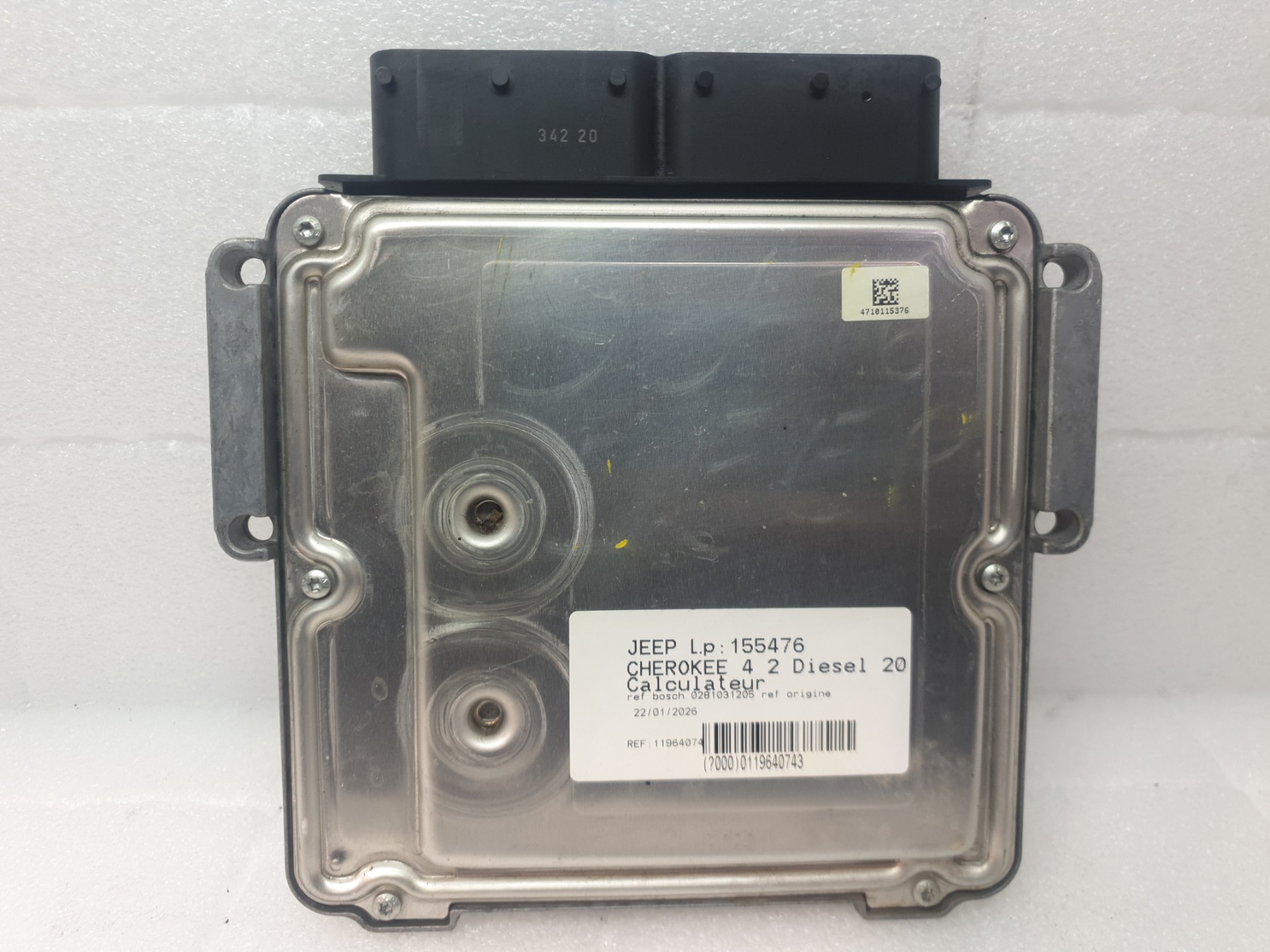 Calculateur jeep cherokee 4