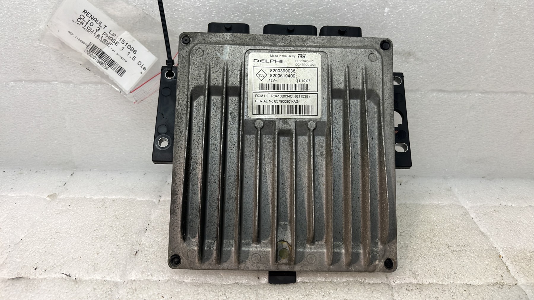 Calculateur renault clio 3 phase 1