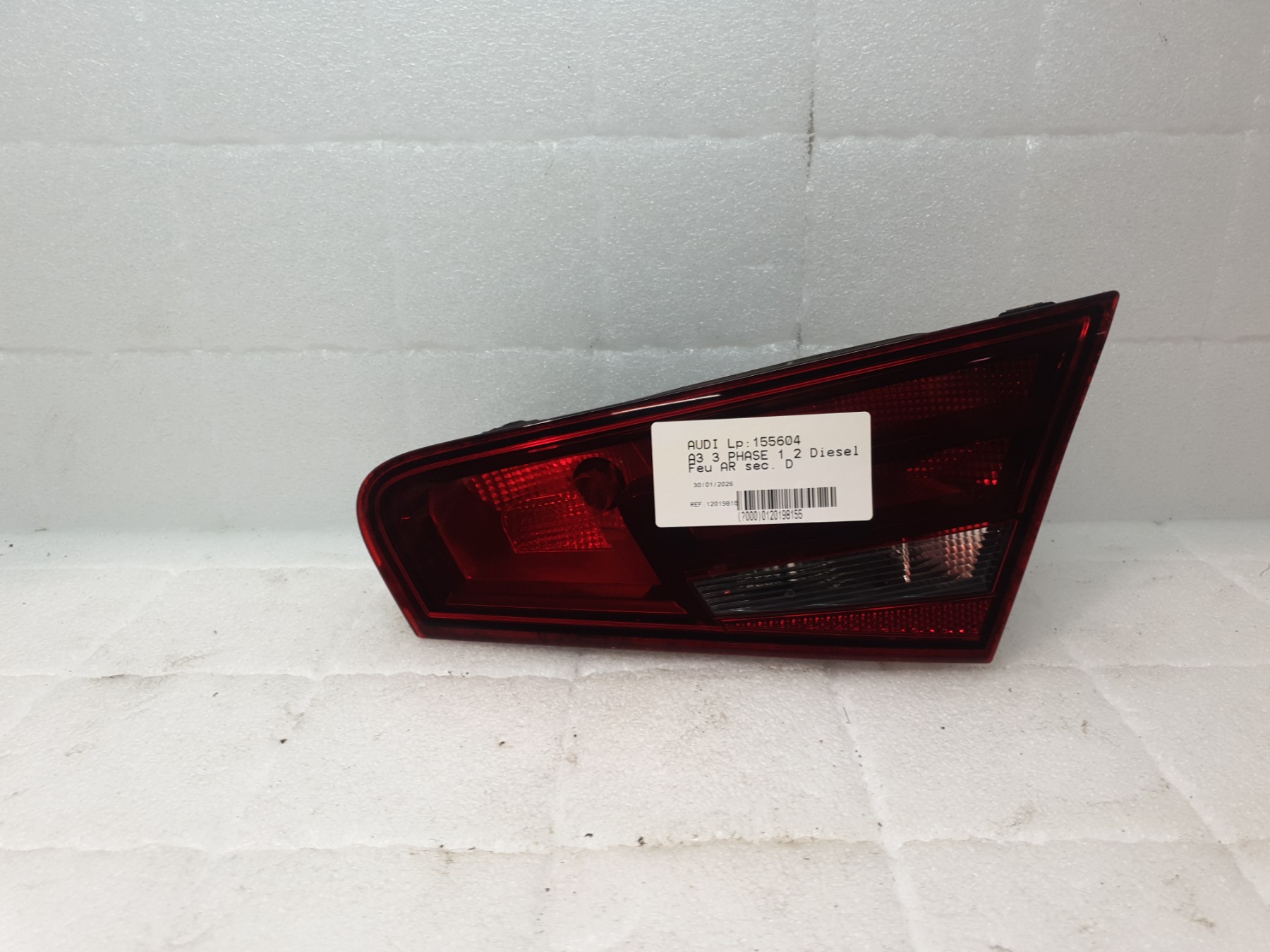 Feu arriere secondaire droit (feux) audi a3 3 phase 1