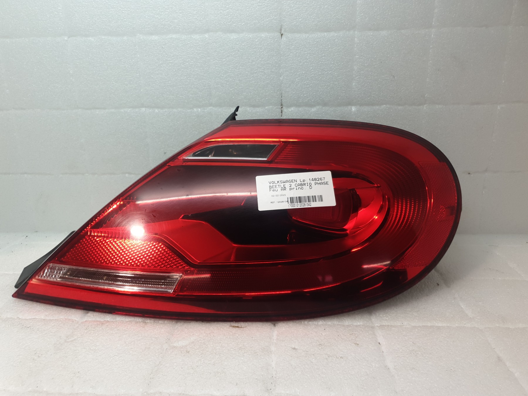 Feu arriere principal droit (feux) volkswagen beetle 2 cabrio phase 1