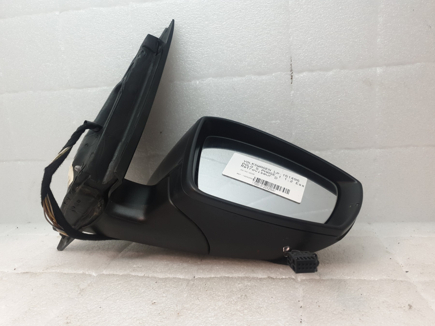 Retroviseur droit volkswagen polo 5 phase 1