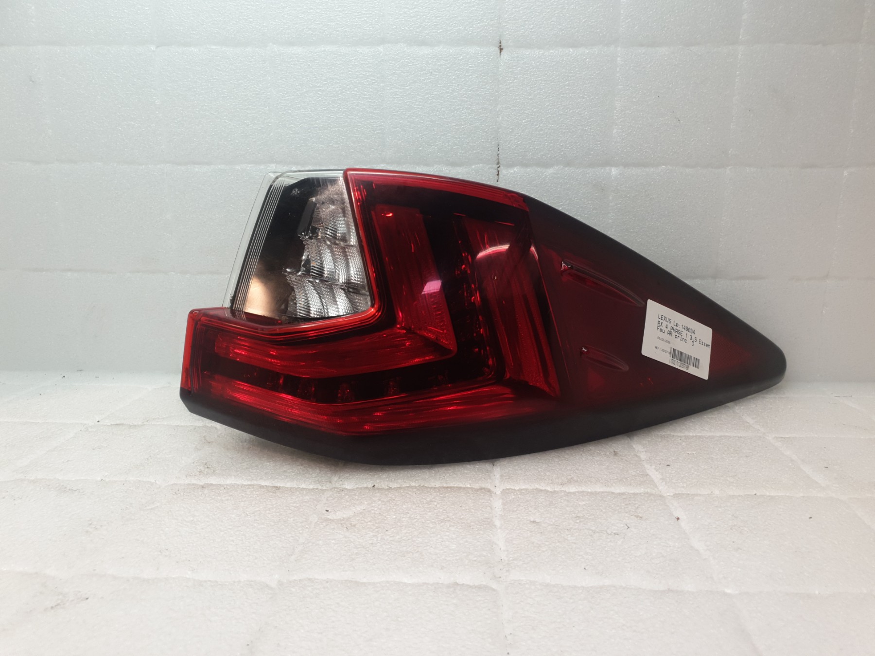 Feu arriere principal droit (feux) lexus rx 4 phase 1