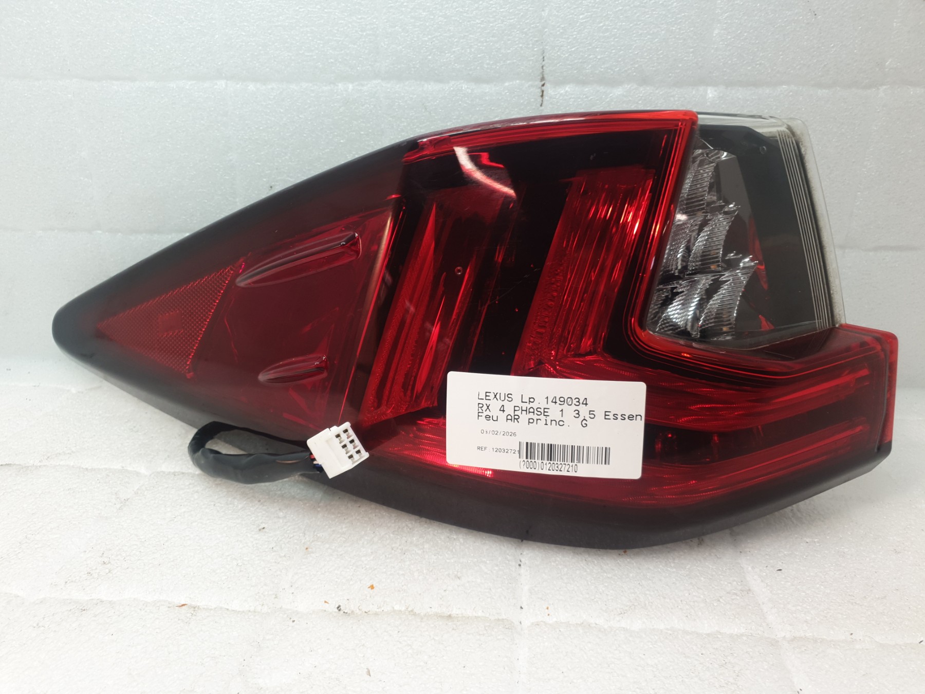 Feu arriere principal gauche (feux) lexus rx 4 phase 1