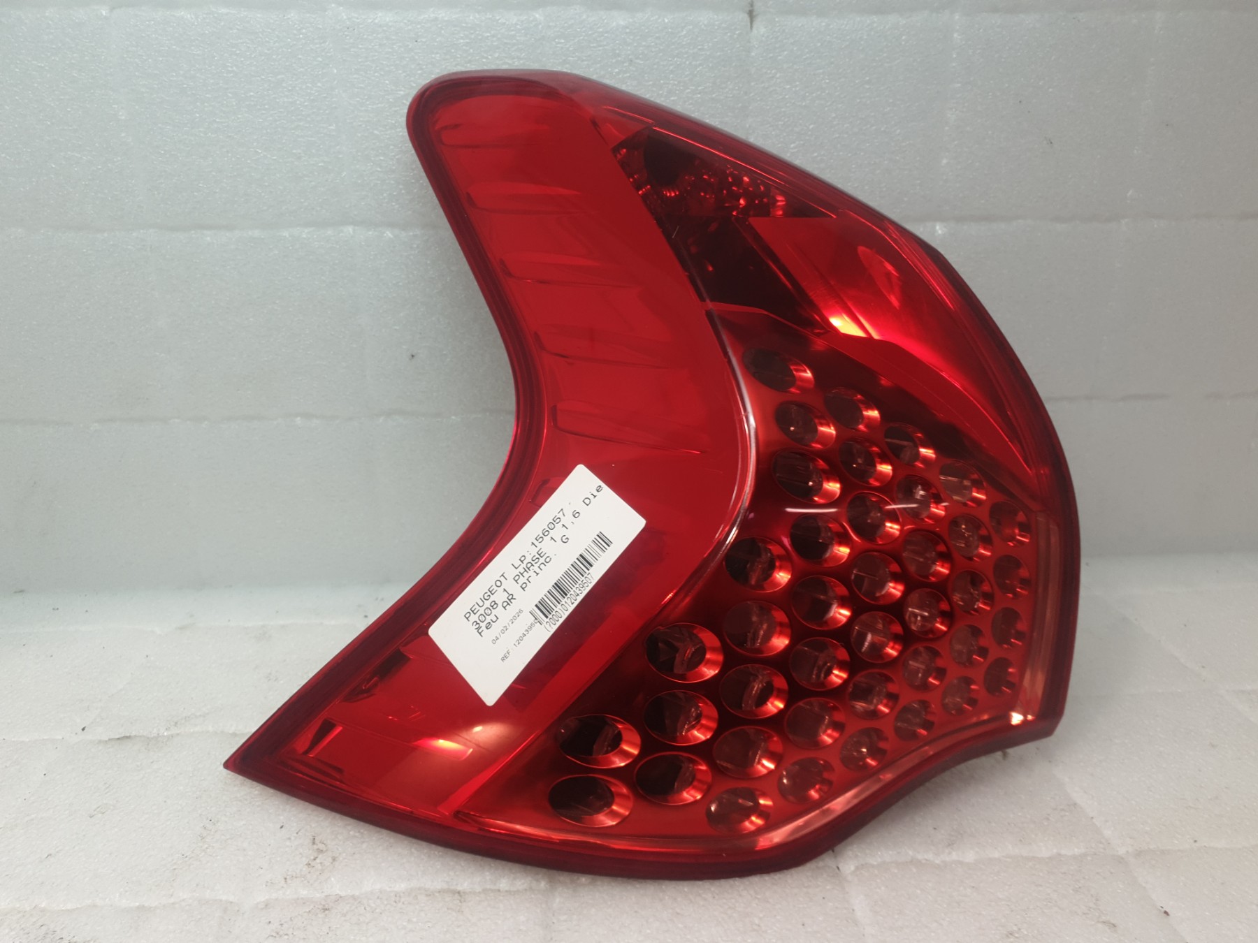 Feu arriere principal gauche (feux) peugeot 3008 1 phase 1