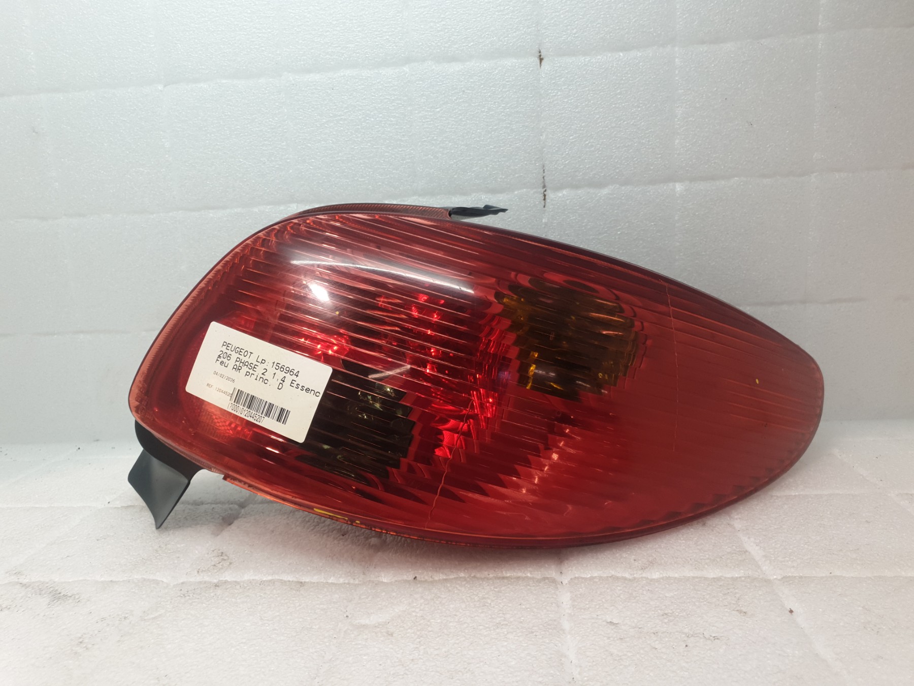 Feu arriere principal droit (feux) peugeot 206 phase 2