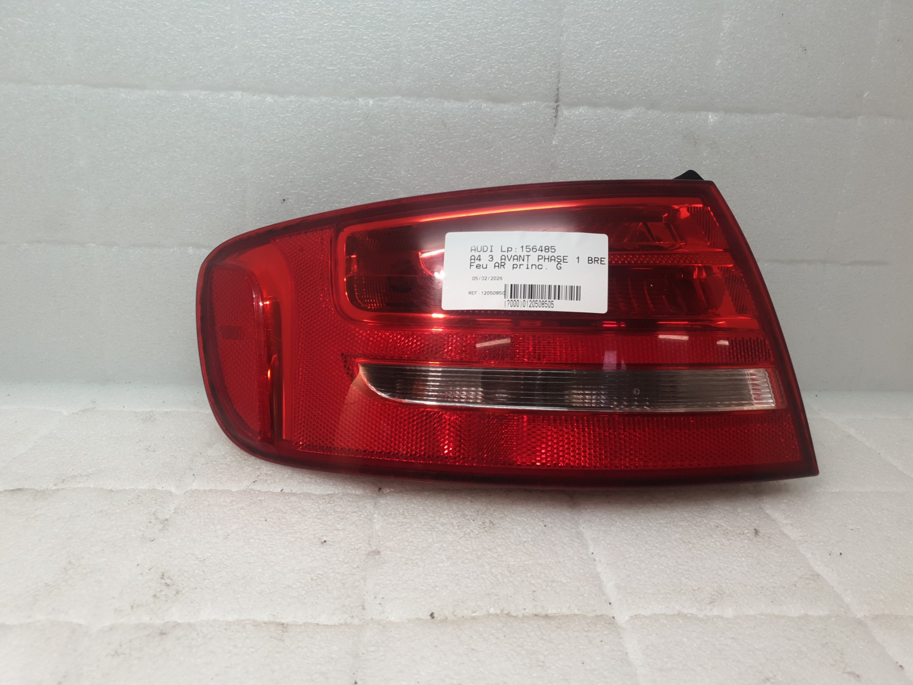 Feu arriere principal gauche (feux) audi a4 3 avant phase 1 break