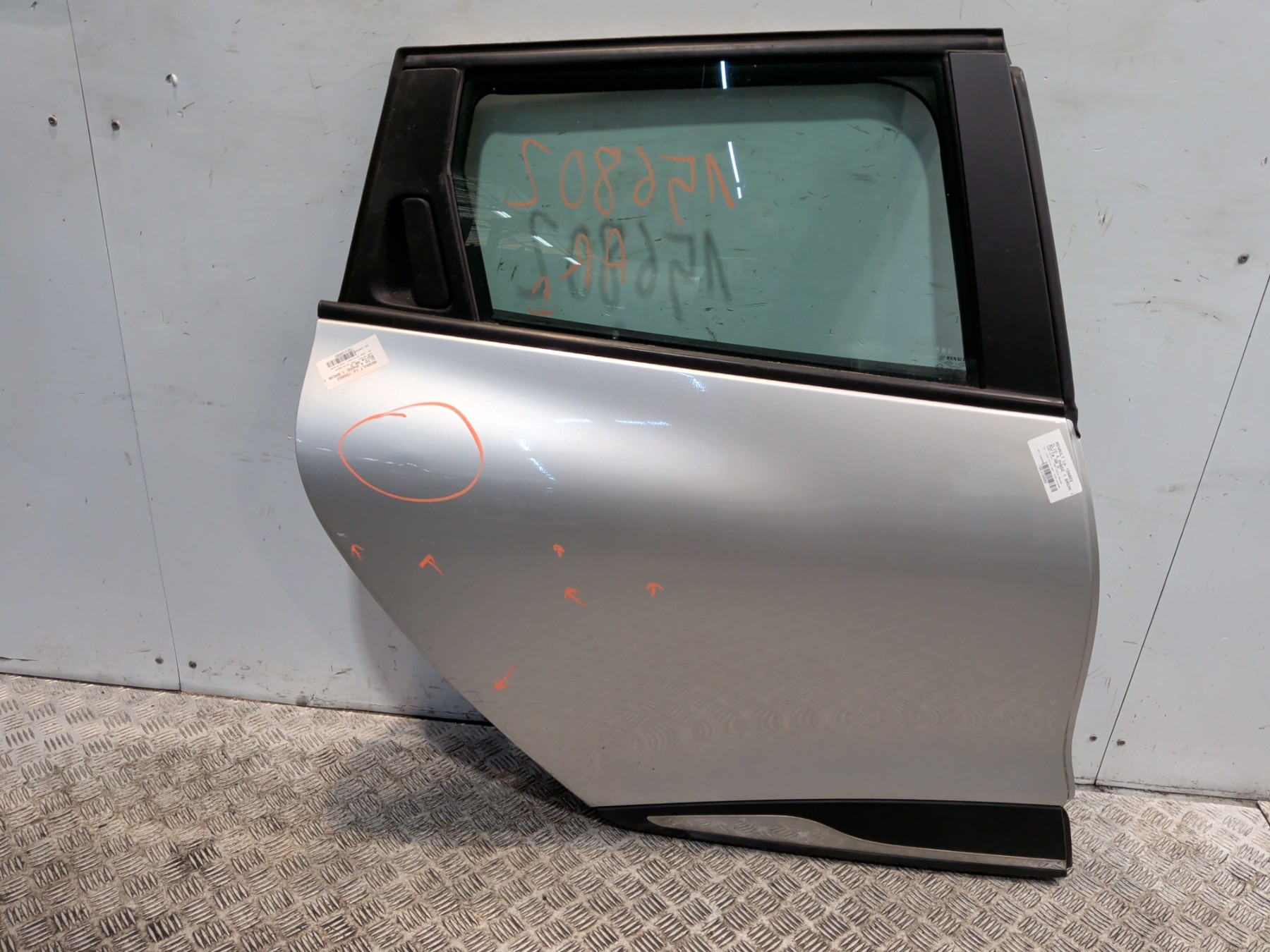 Porte arriere droit renault clio 4 phase 1 break