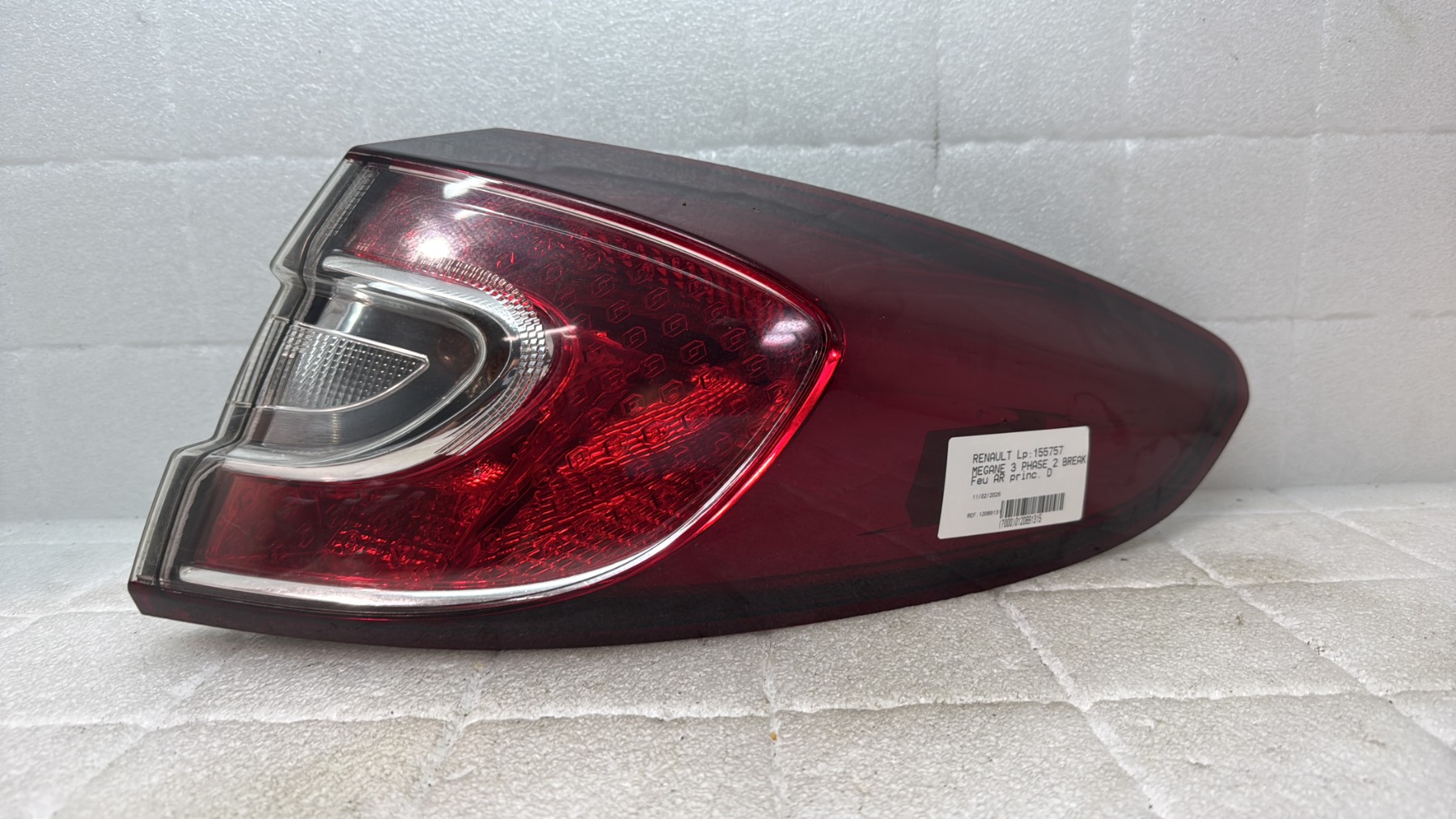 Feu arriere principal droit (feux) renault megane 3 phase 2 break