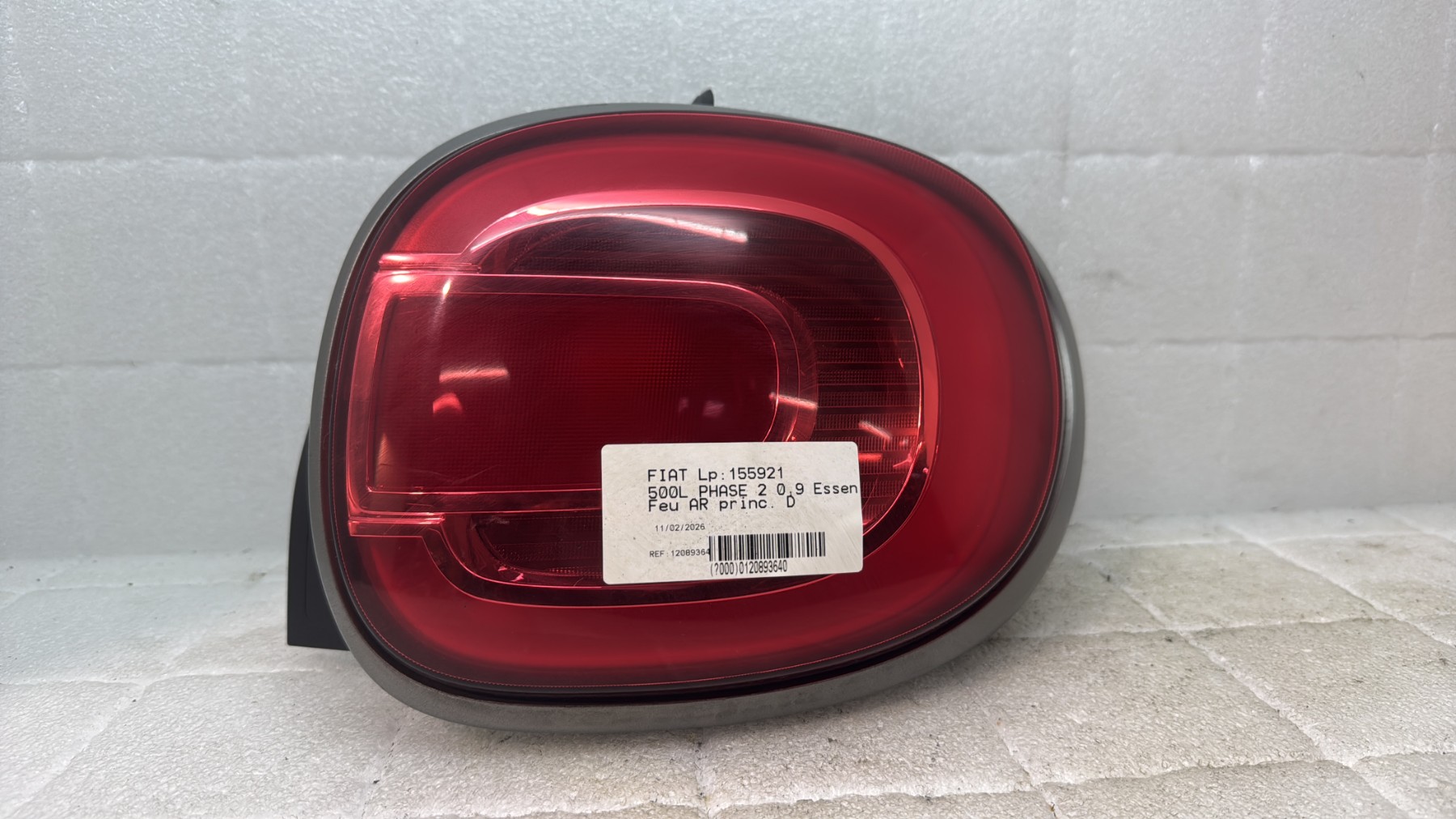 Feu arriere principal droit (feux) fiat 500l phase 2