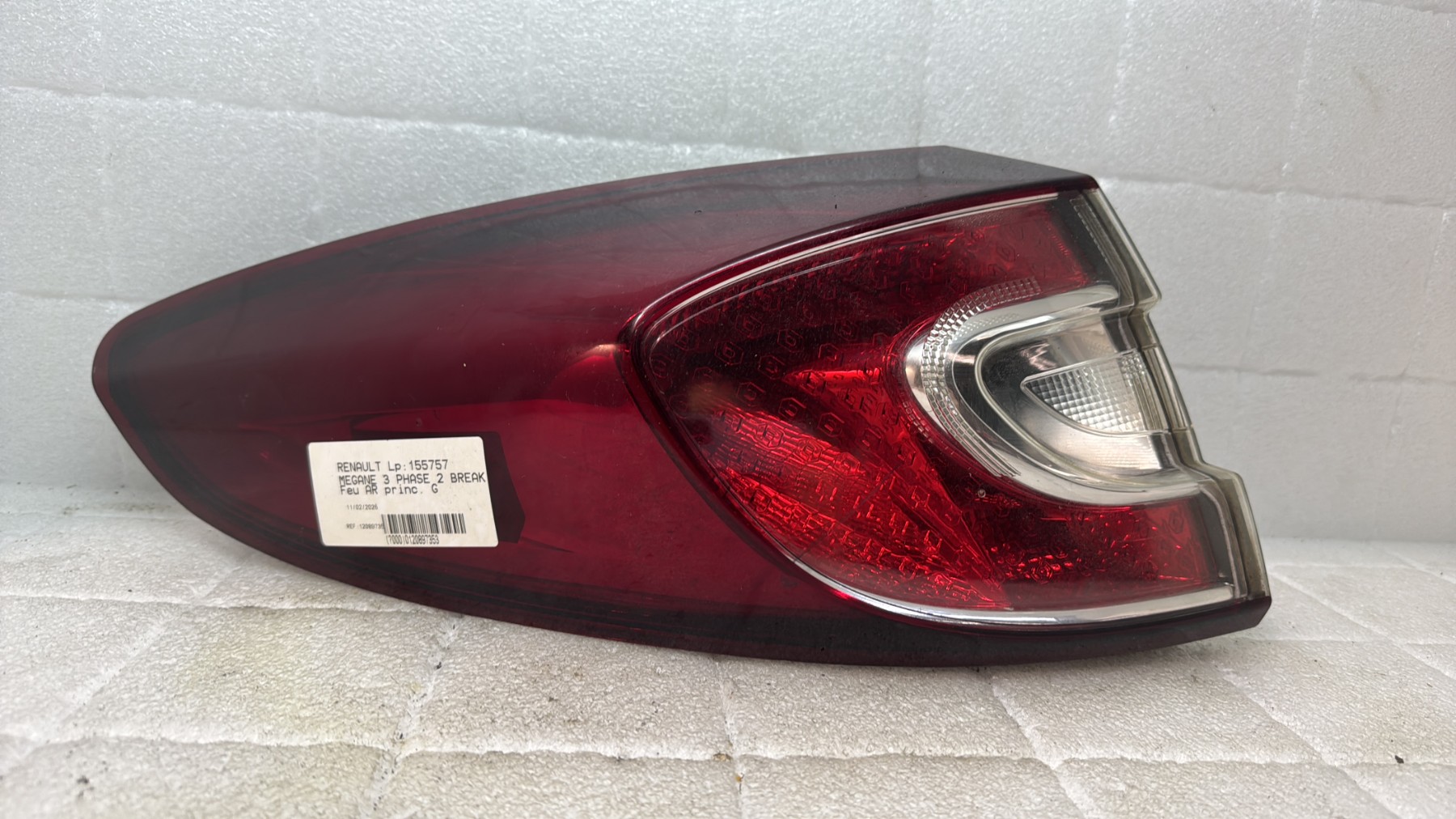 Feu arriere principal gauche (feux) renault megane 3 phase 2 break