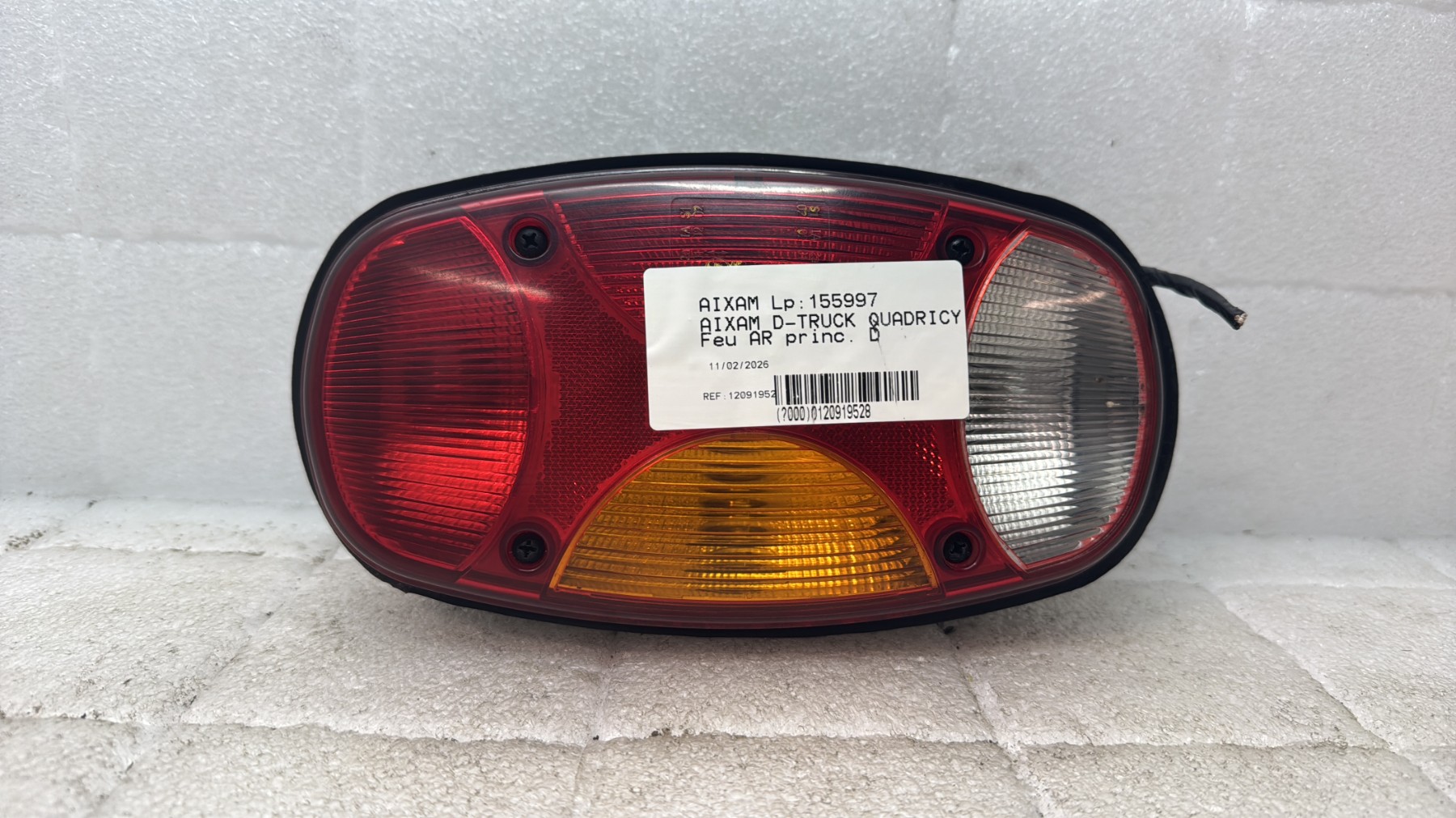 Feu arriere principal droit (feux) aixam aixam d-truck quadricycle leger