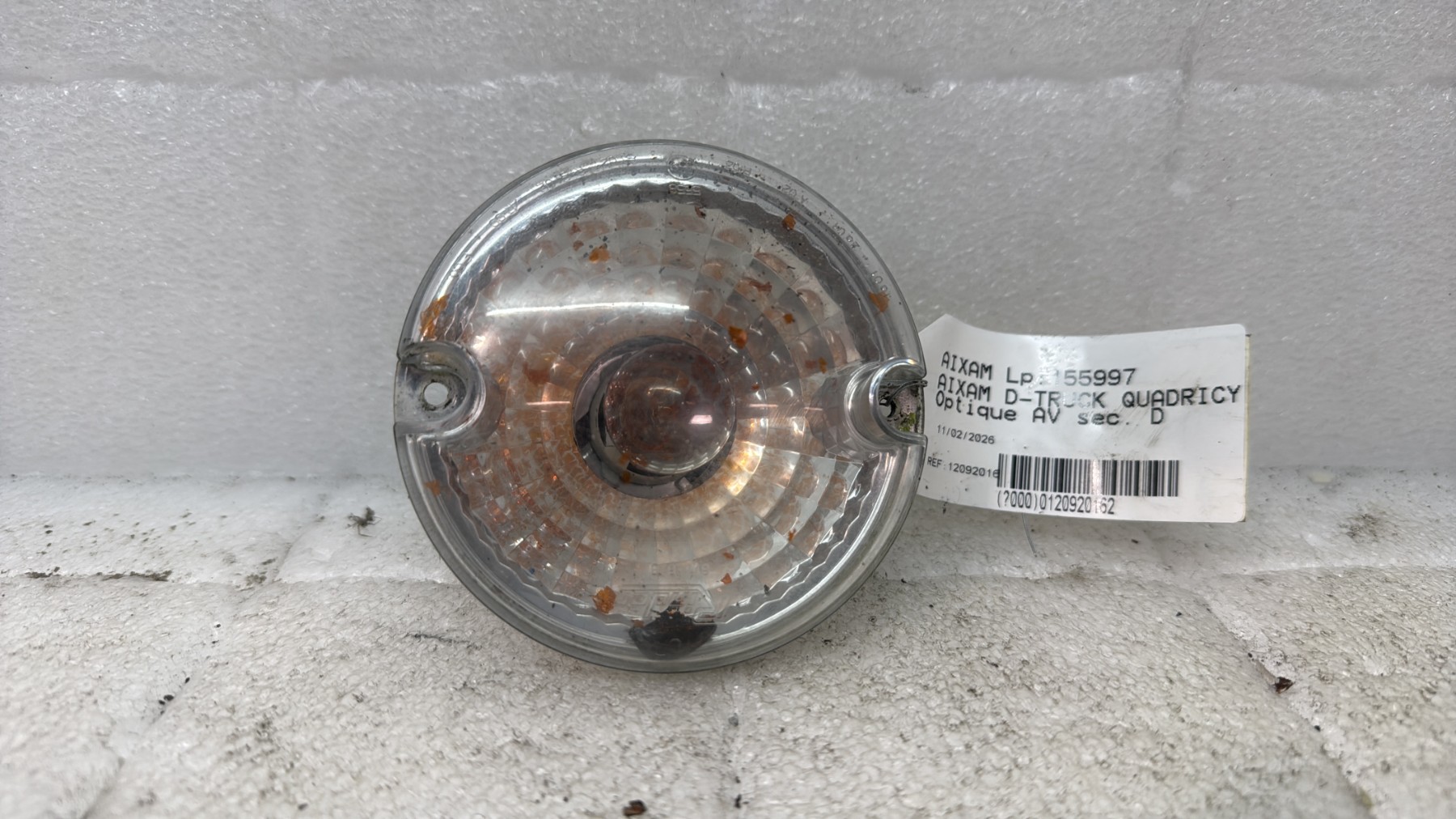 Optique avant secondaire droit (feux)(clignotant) aixam aixam d-truck quadricycle leger