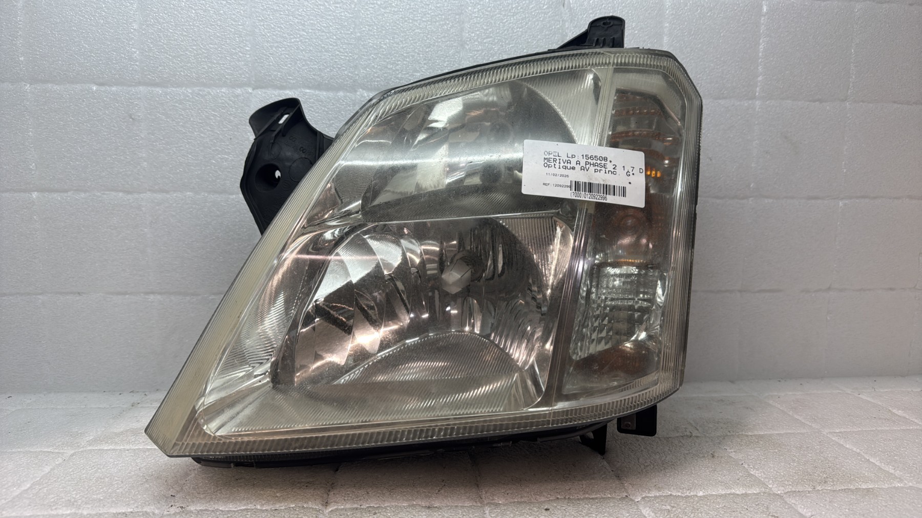 Optique avant principal gauche (feux)(phare) opel meriva a phase 2