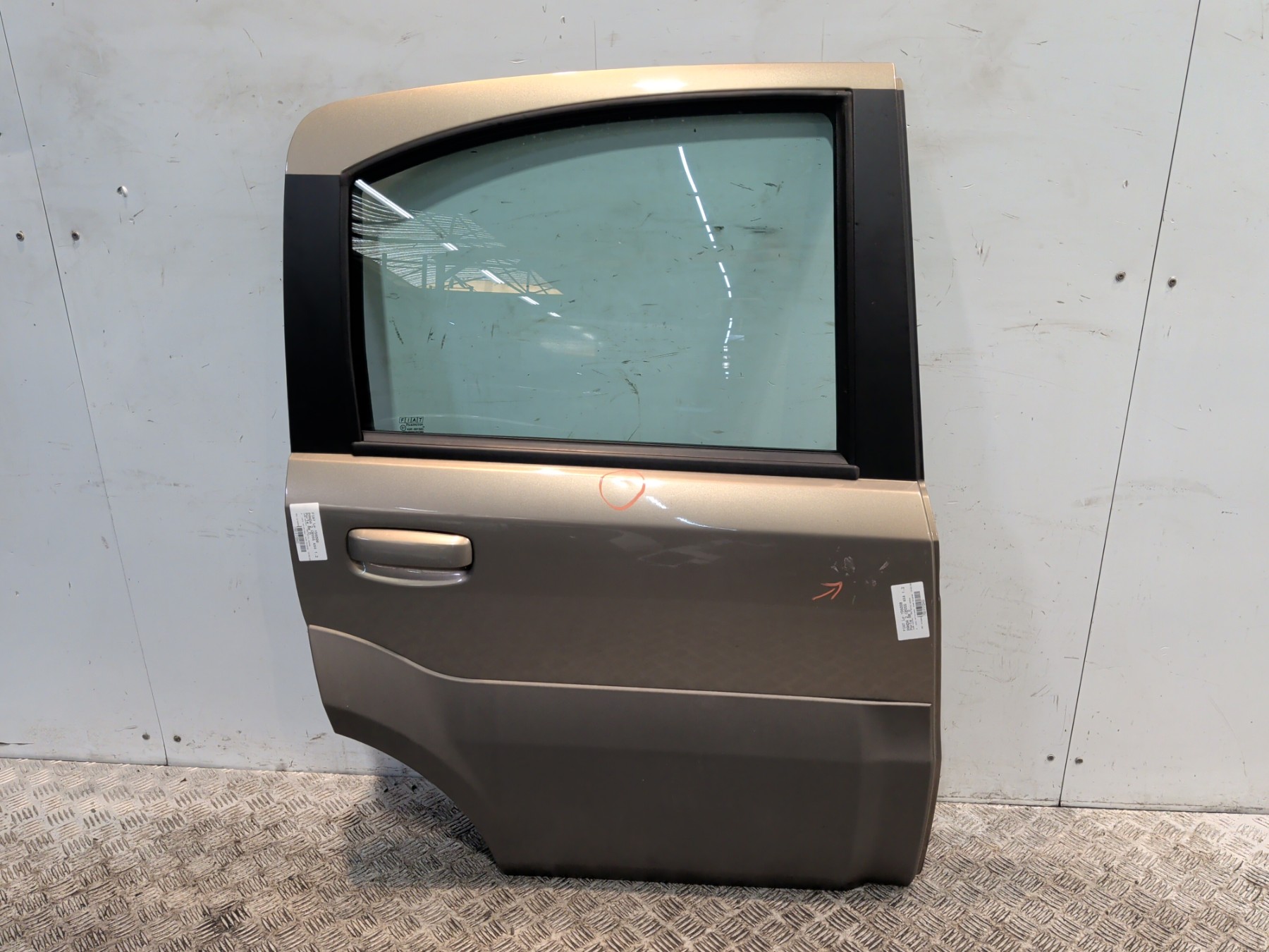 Porte arriere droit fiat panda 2