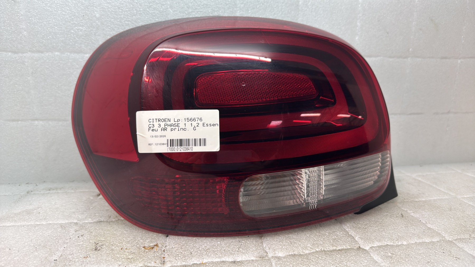 Feu arriere principal gauche (feux) citroen c3 3 phase 1