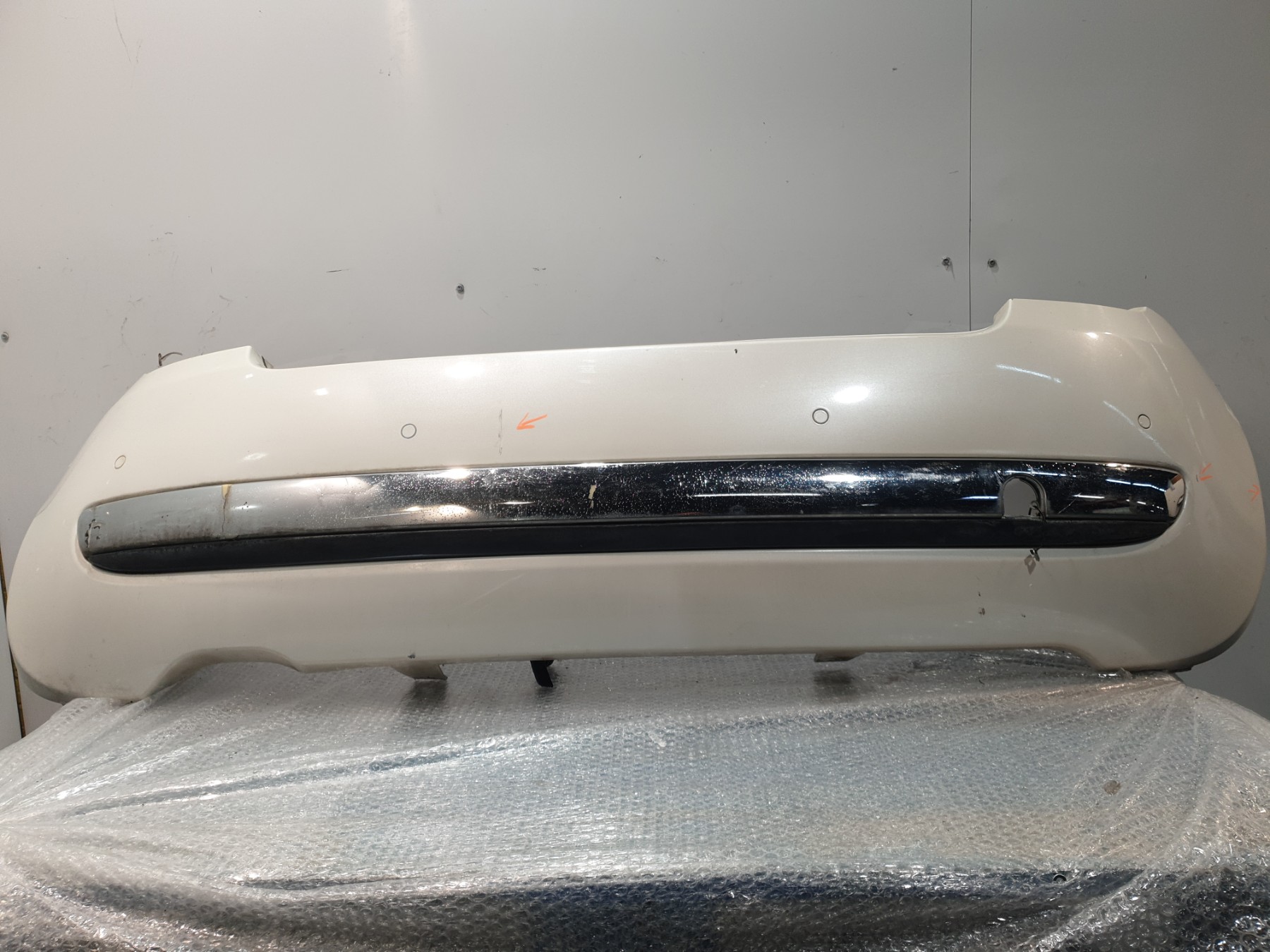 Pare choc arriere fiat 500 2 cabrio phase 1