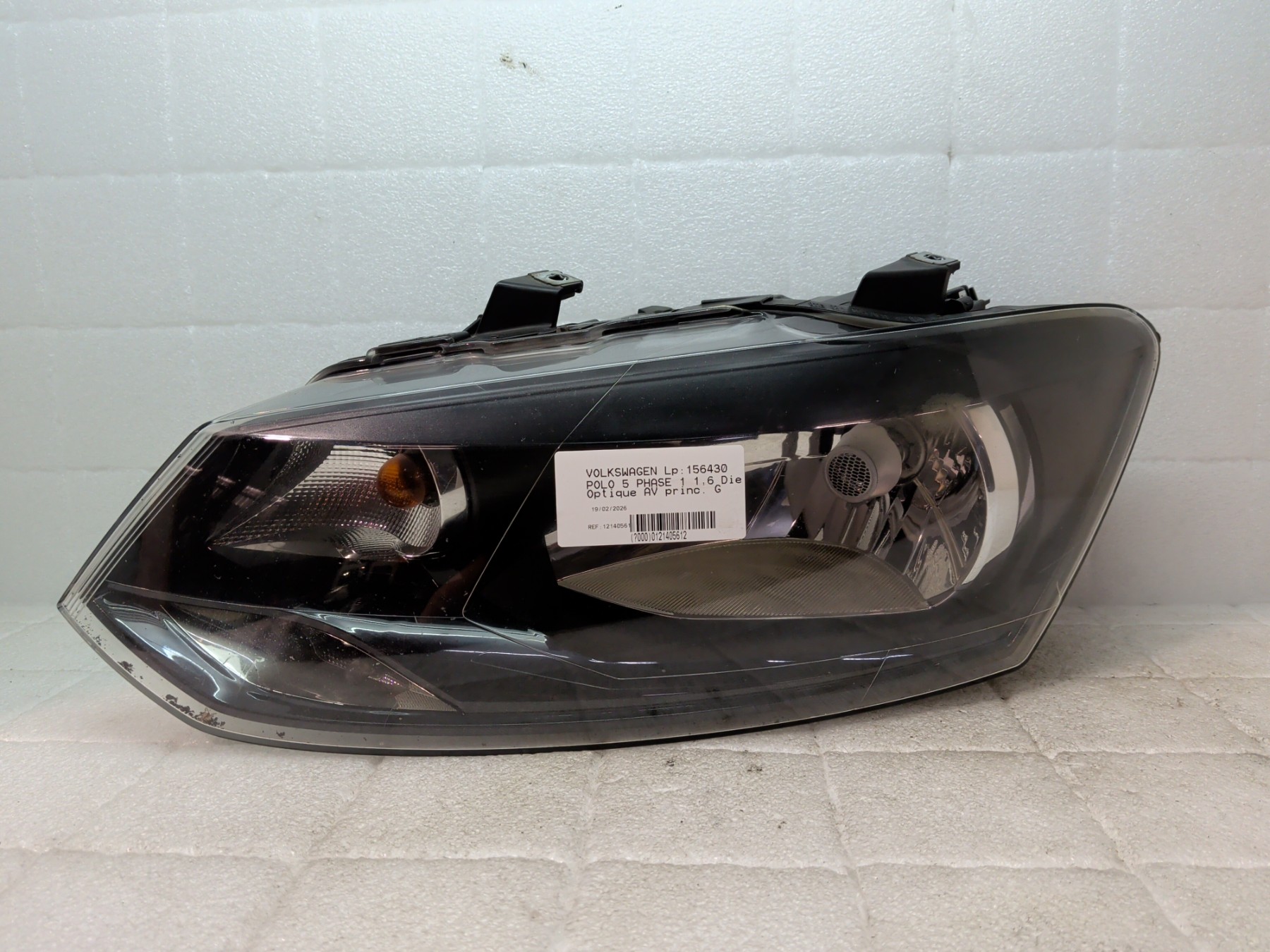 Optique avant principal gauche (feux)(phare) volkswagen polo 5 phase 1