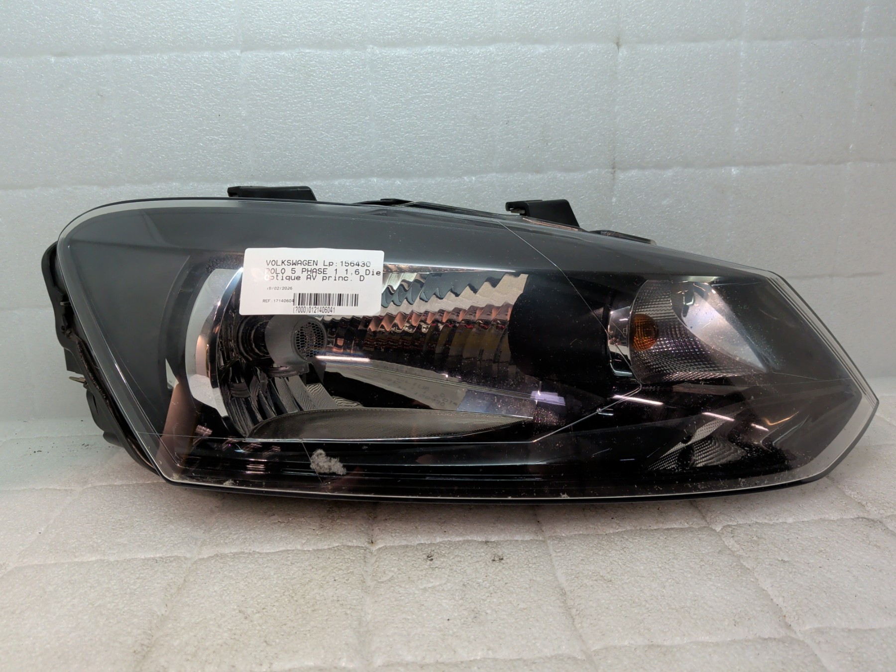 Optique avant principal droit (feux)(phare) volkswagen polo 5 phase 1