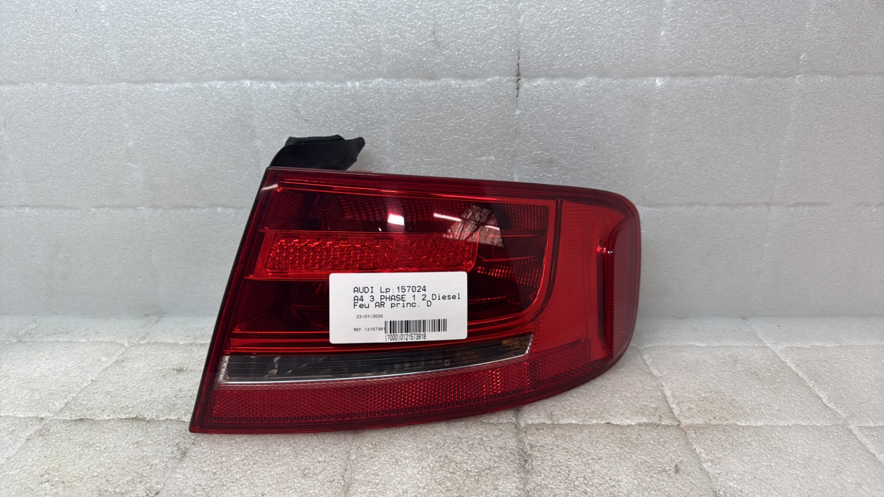 Feu arriere principal droit (feux) audi a4 3 phase 1