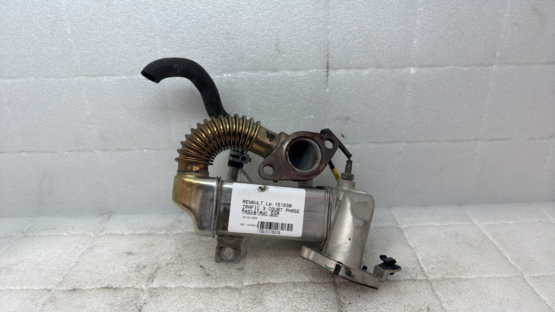 Radiateur EGR renault trafic 3 court phase 1