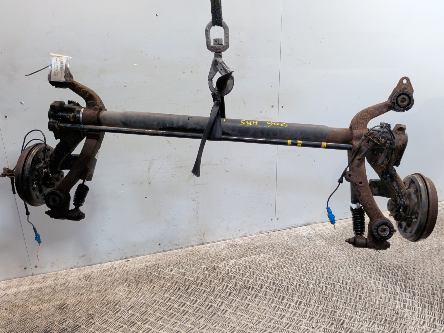 Train arriere complet peugeot 206 phase 2