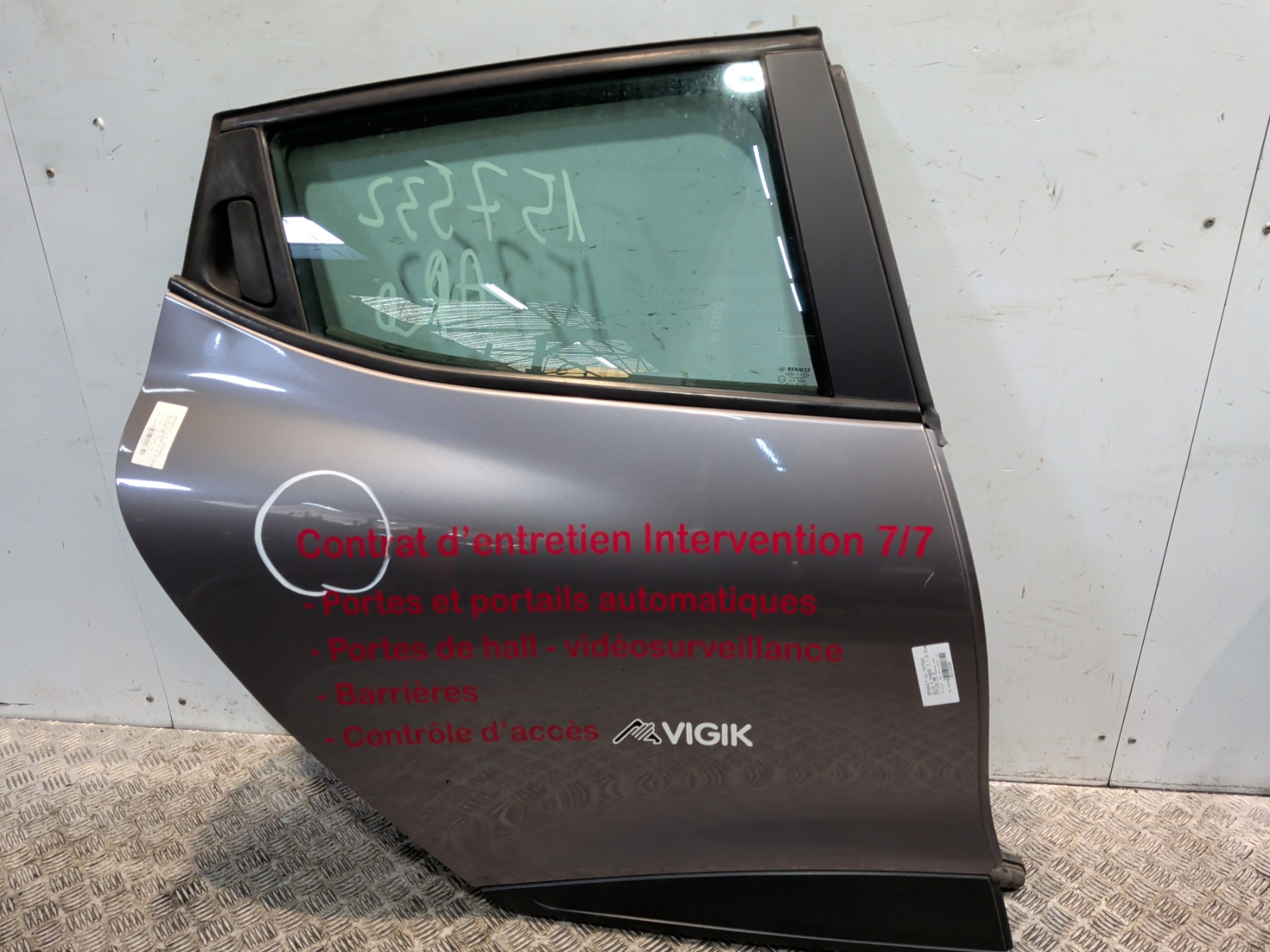 Porte arriere droit renault clio 4 phase 1