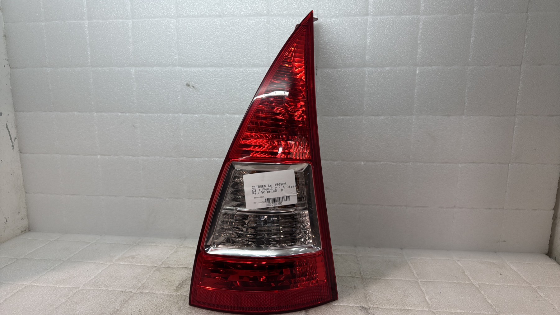 Feu arriere principal droit (feux) citroen c3 1 phase 2