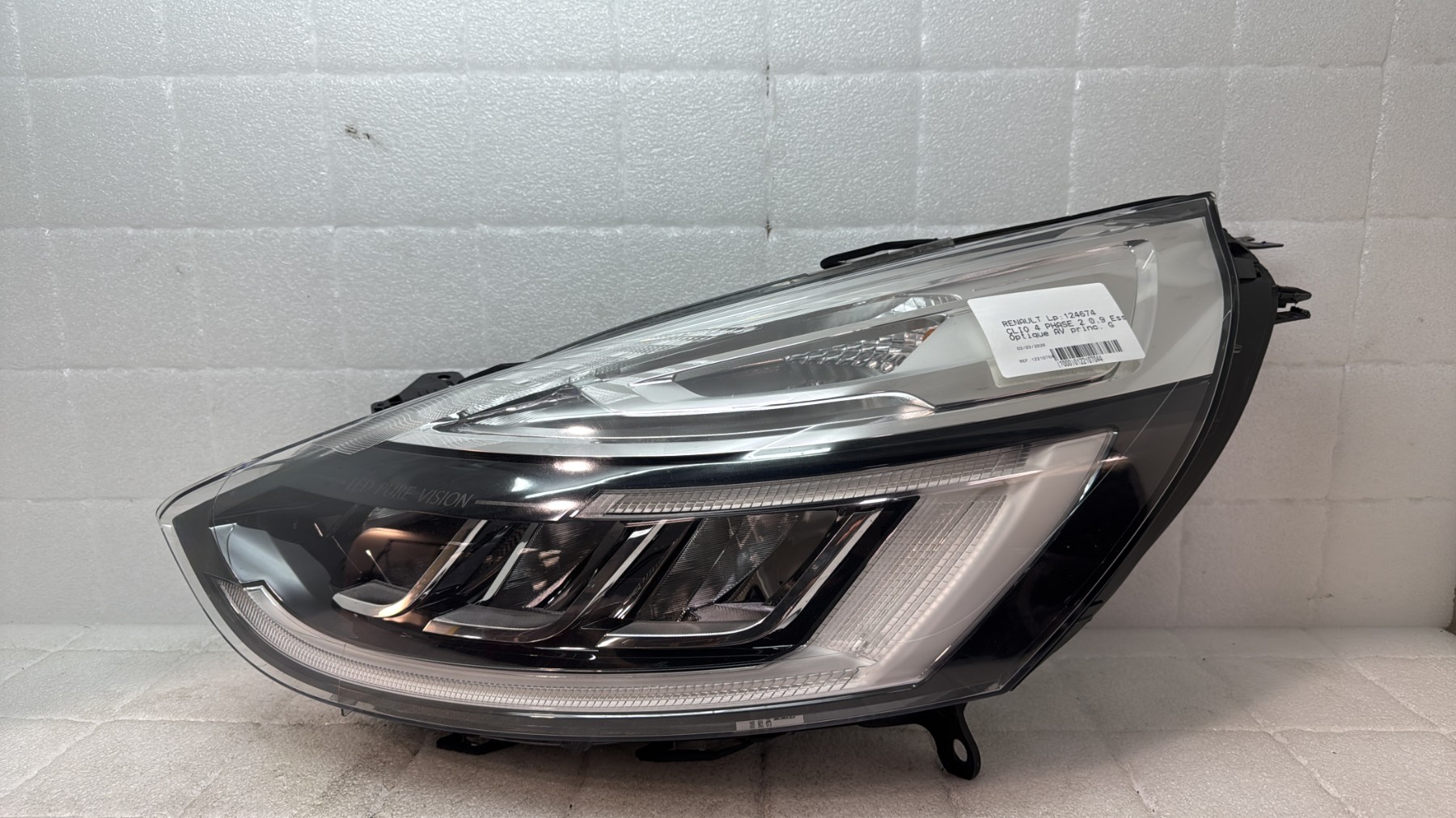 Optique avant principal gauche (feux)(phare) renault clio 4 phase 2