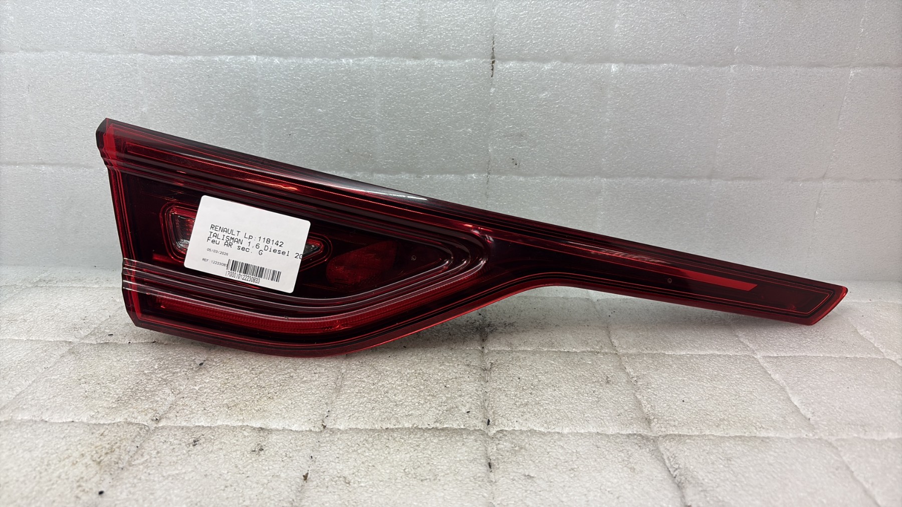 Feu arriere secondaire gauche (feux) renault talisman