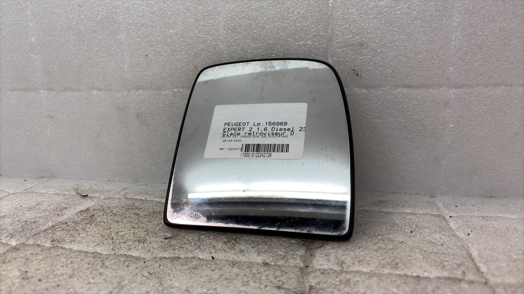 Glace retroviseur droit peugeot expert 2