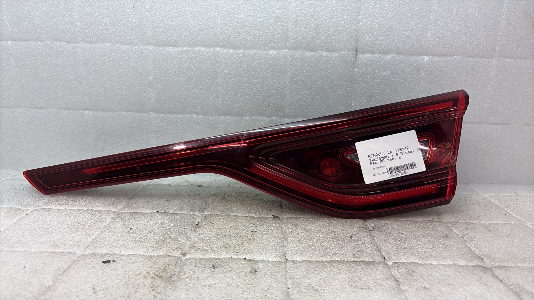Feu arriere secondaire droit (feux) renault talisman
