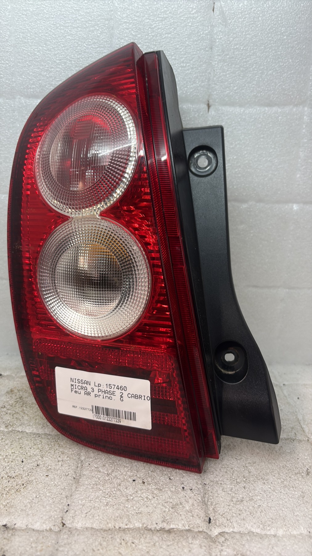 Feu arriere principal gauche (feux) nissan micra 3 phase 2 cabriolet