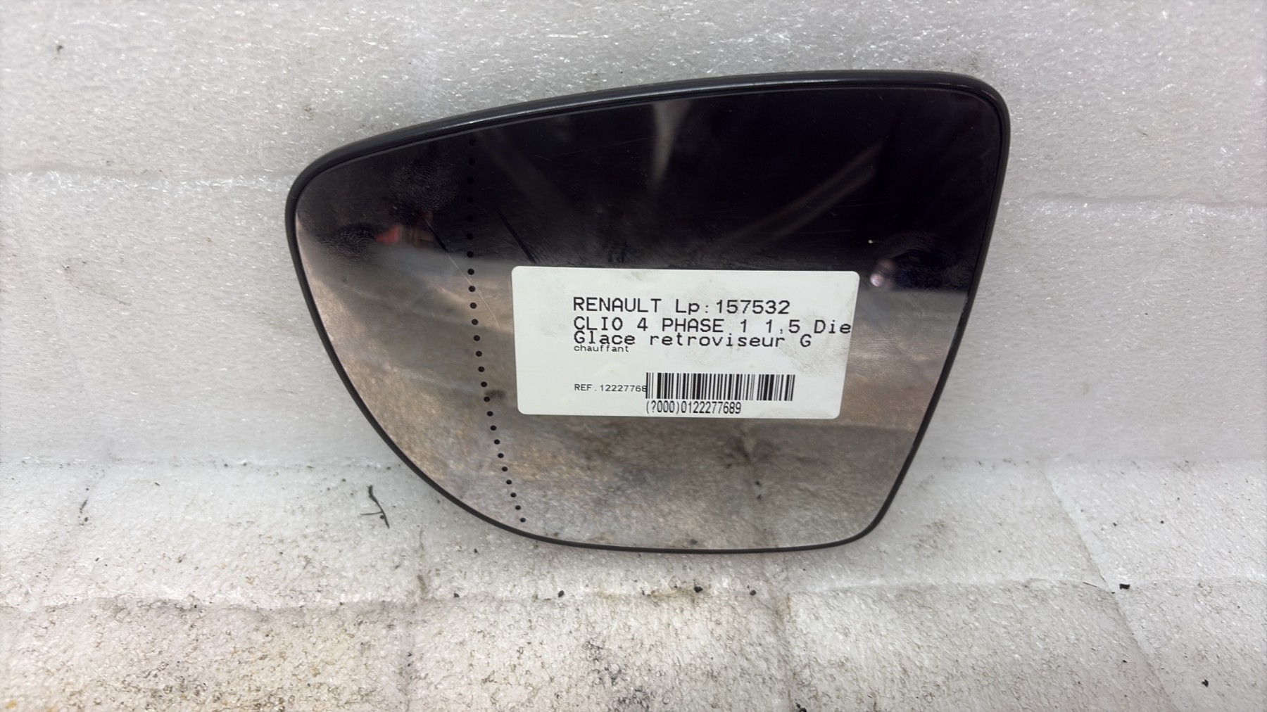 Glace retroviseur gauche renault clio 4 phase 1