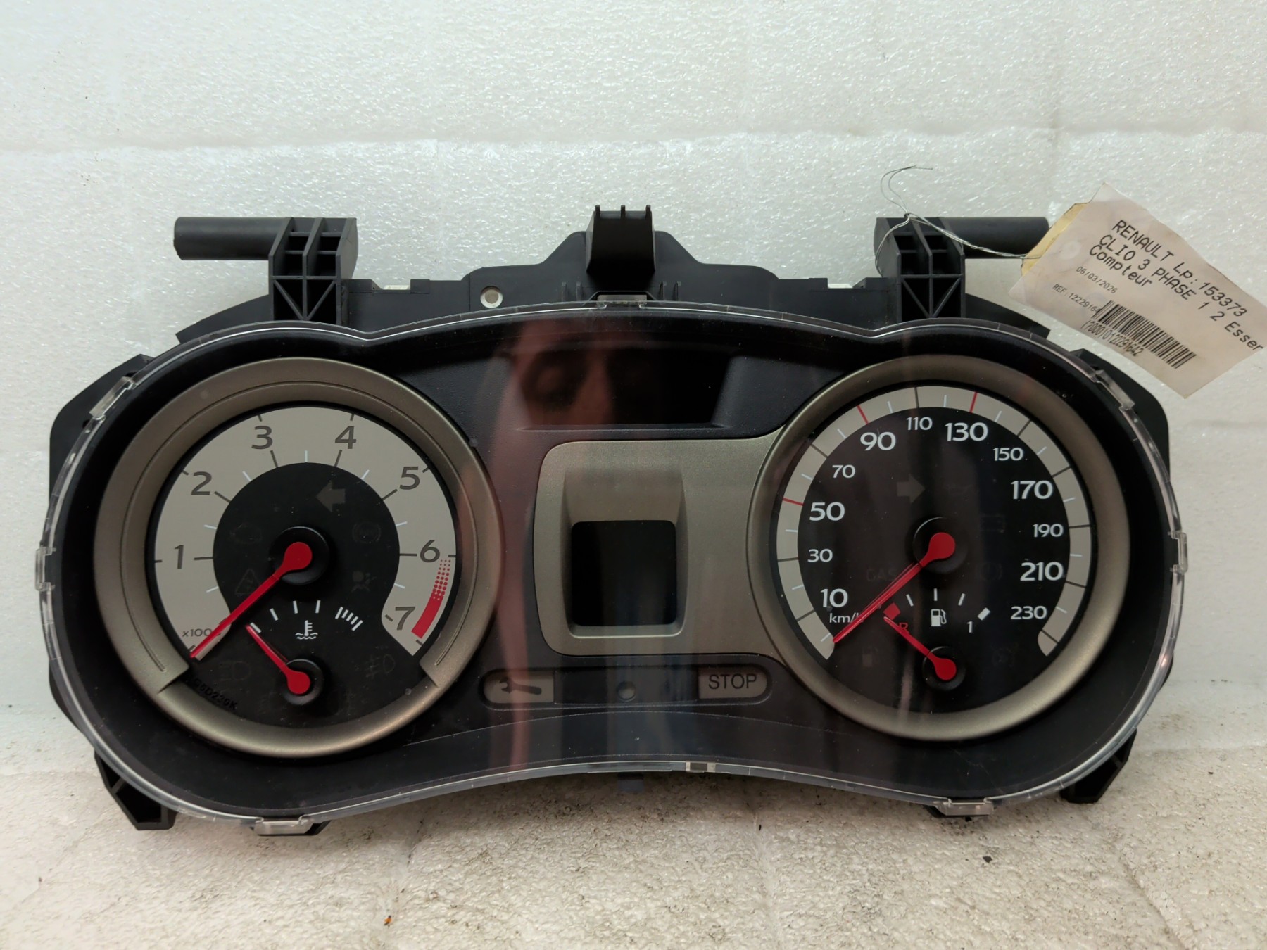 Compteur renault clio 3 phase 1