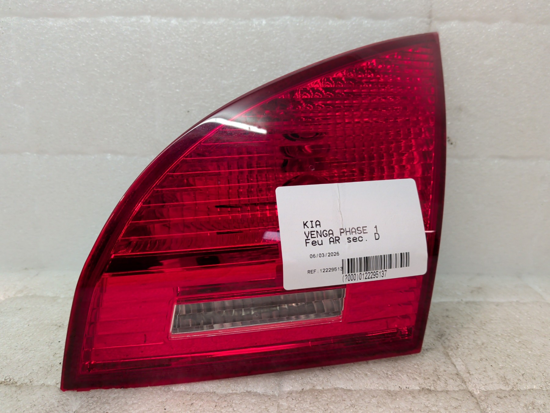 Feu arriere secondaire droit (feux) kia venga phase 1