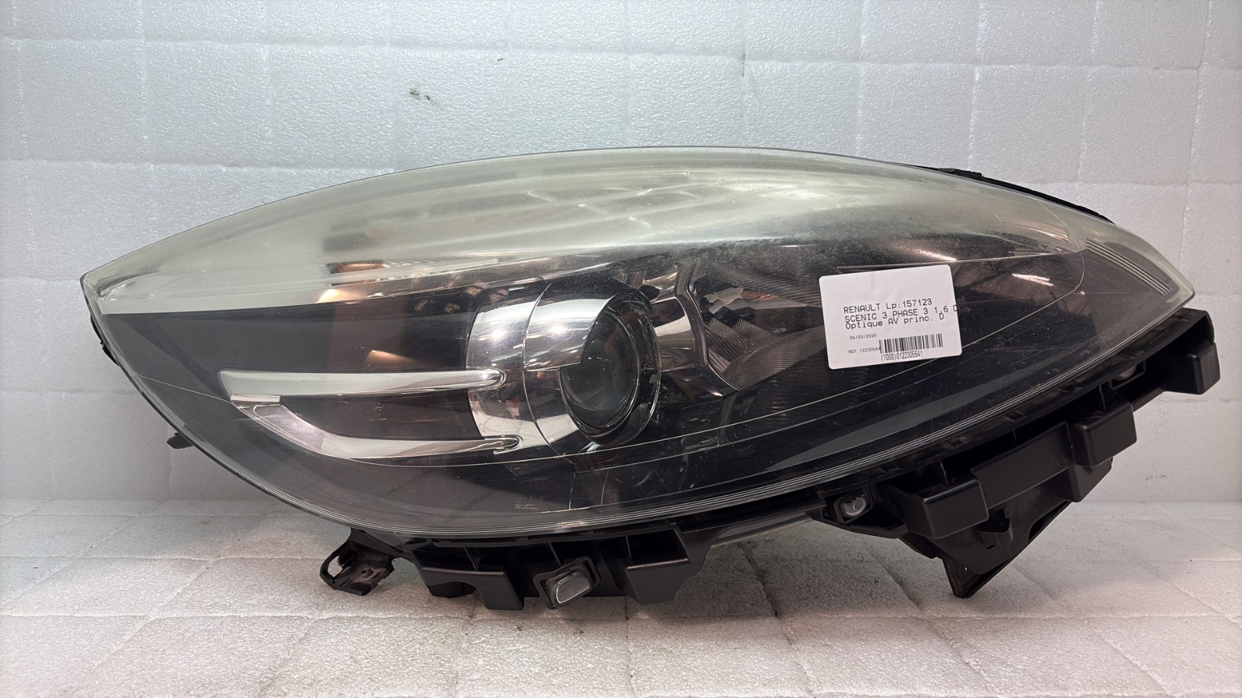 Optique avant principal droit (feux)(phare) renault scenic 3 phase 3
