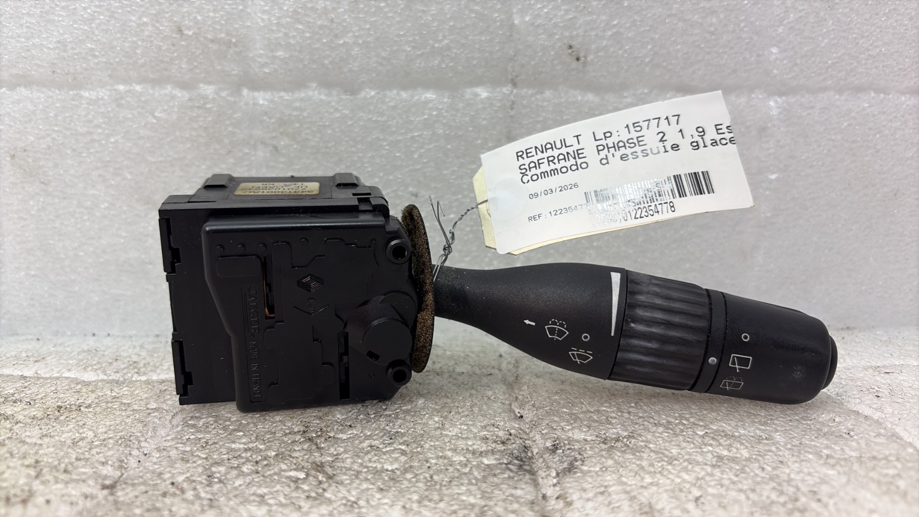 Commodo d'essuie glaces renault safrane phase 2