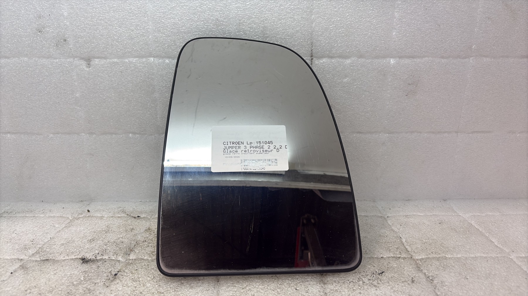 Glace retroviseur droit citroen jumper 3 phase 2