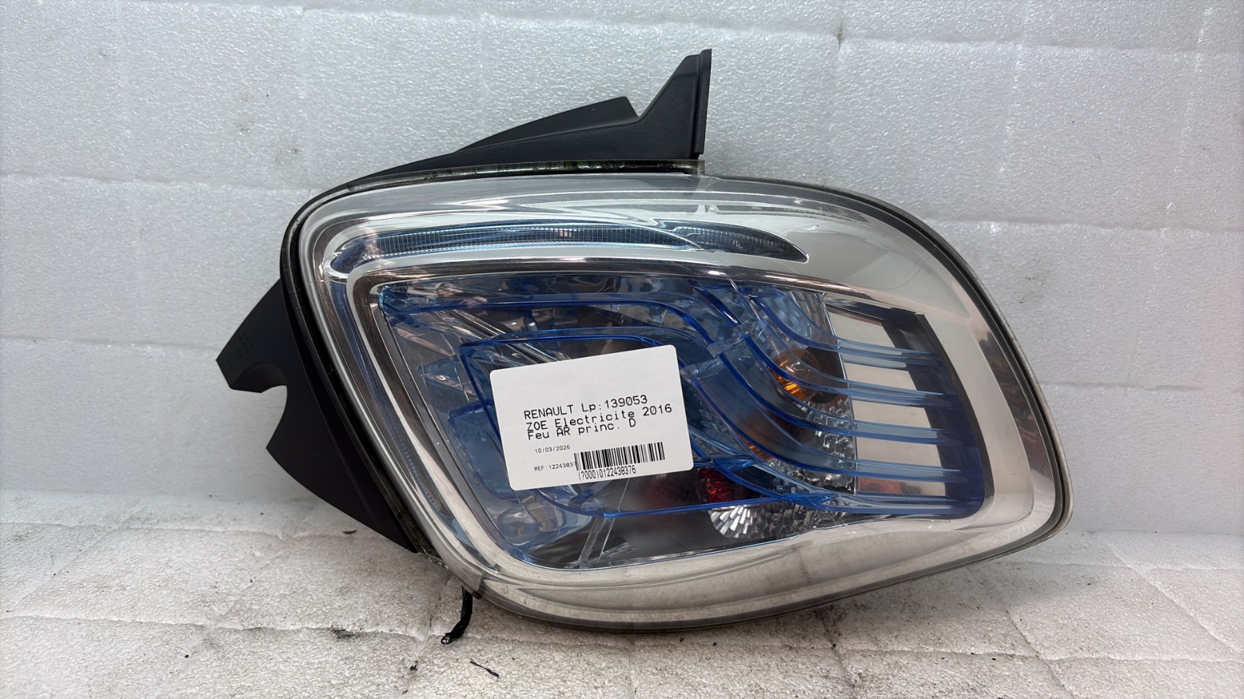 Feu arriere principal droit (feux) renault zoe