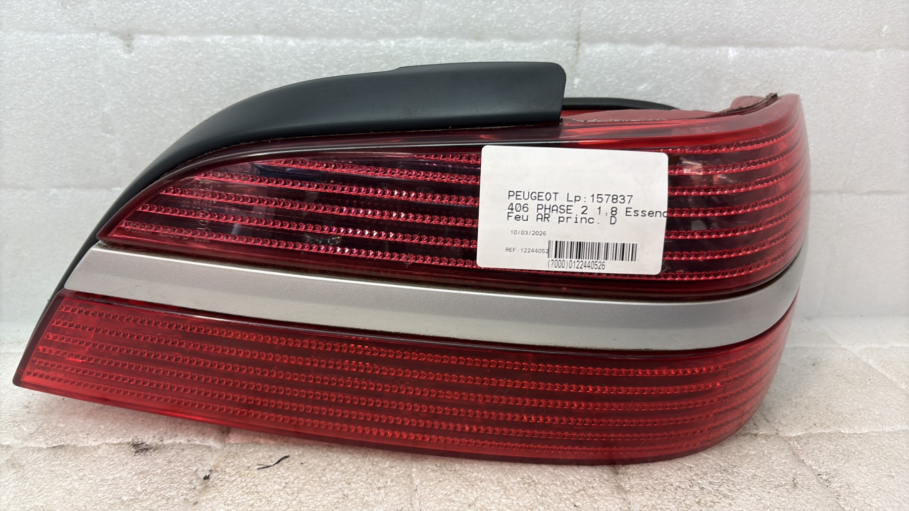 Feu arriere principal droit (feux) peugeot 406 phase 2
